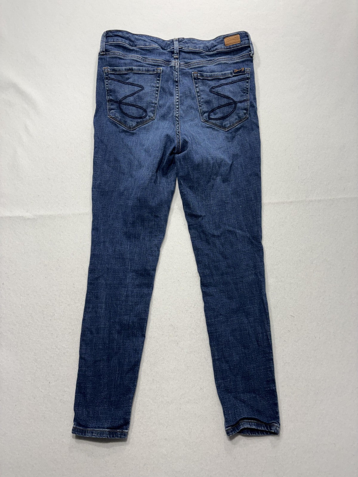 Seven7 Jeans Womens 6 Blue Medium Wash Metro Ultra High Rise Skinny 29x29.5