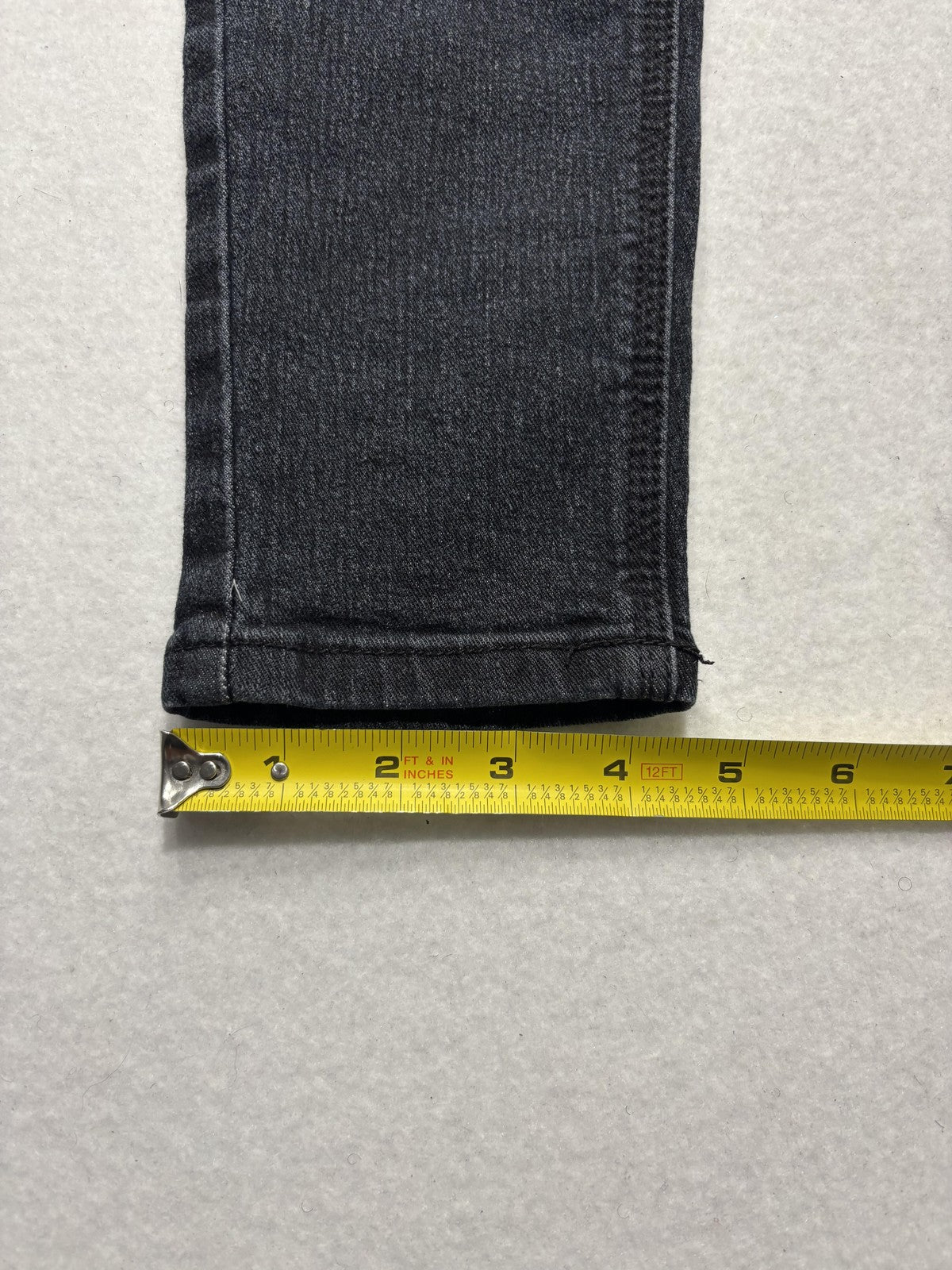 Diesel Jeans Womens 27 Gray Charcoal Wash Low Rise Skinny Stretch 27x29.5