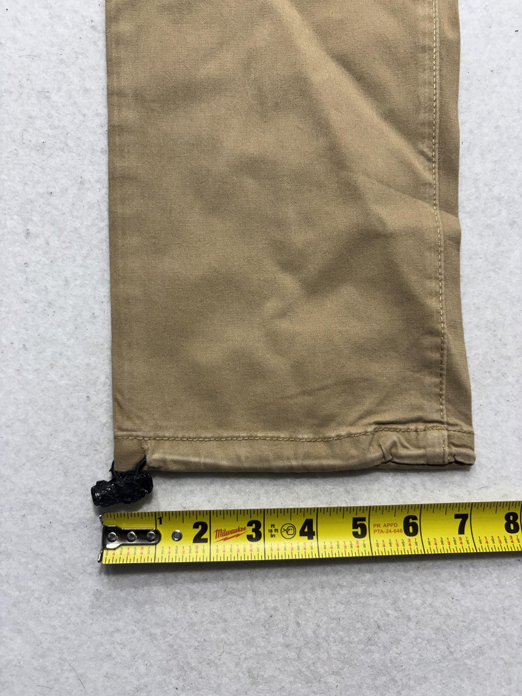 PacSun Cargo Pants Mens 34x32 Beige Slim Tapered Elastic Waist Jogger 133BT107