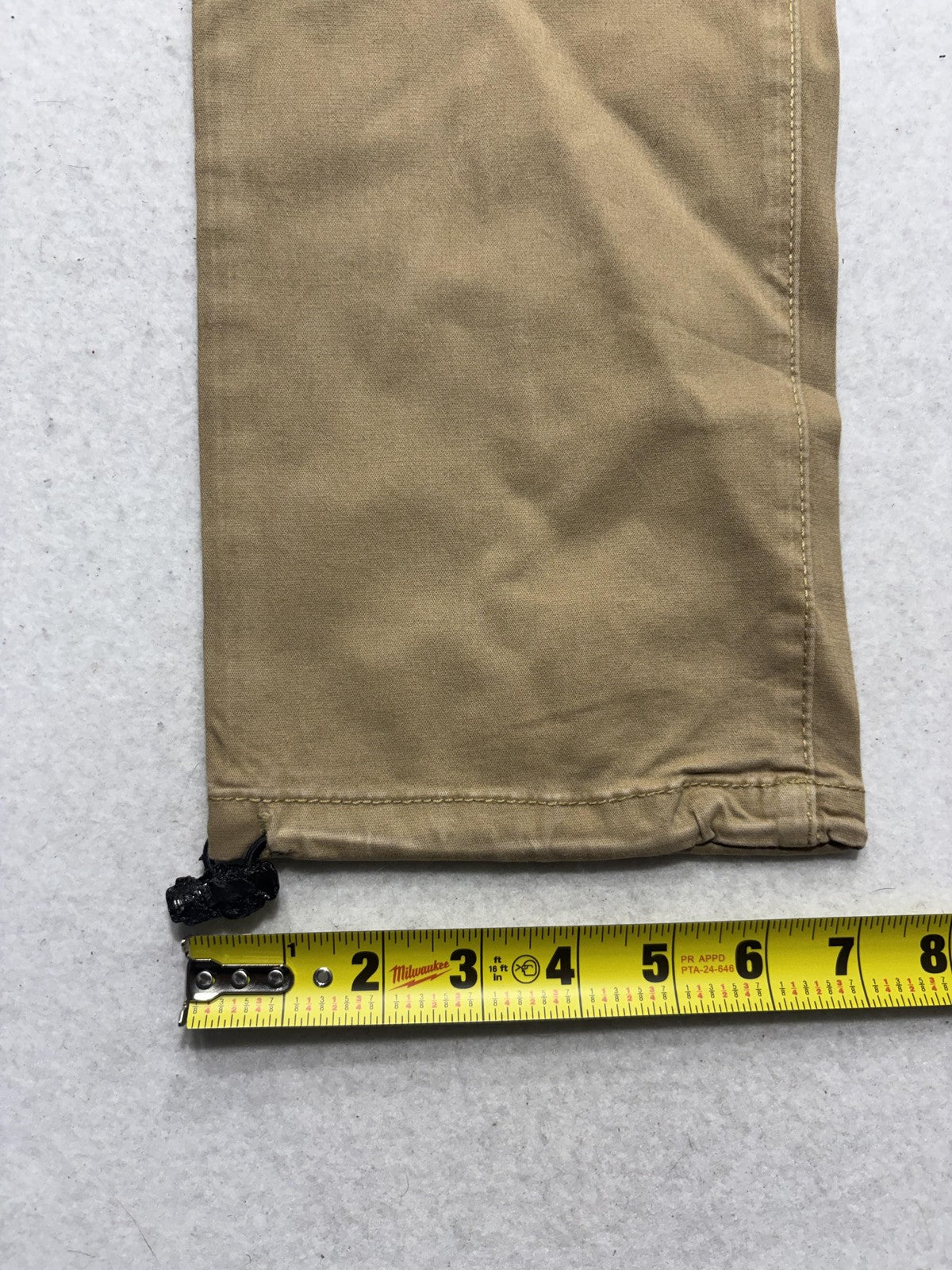 PacSun Cargo Pants Mens 34x32 Beige Slim Tapered Elastic Waist Jogger 133BT107