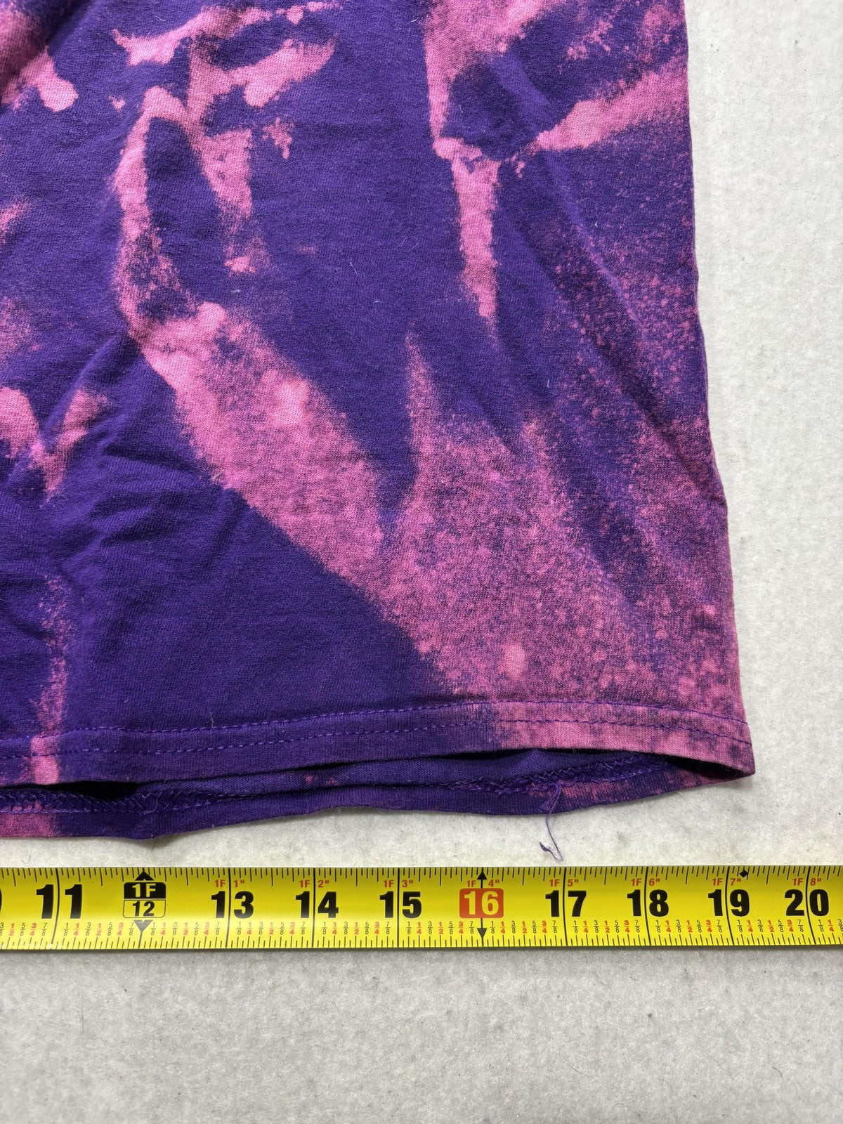 Adidas Shirt Mens Small Purple Tie Dye Trefoil Logo Graphic Tee Short Sleeve
