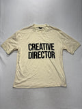 SUMWON Creative Director Graphic Tee Mens XS White Stretch Jersey T-Shirt