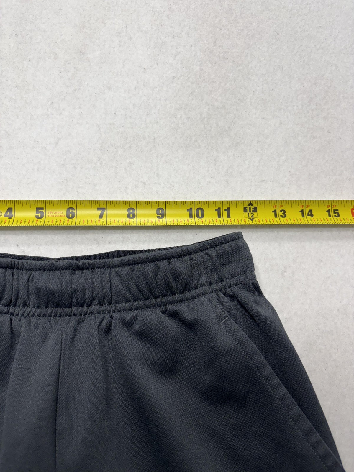 Nike Dri-FIT Track Pants Boys L Gray Elastic Waist Logo Athletic Sport