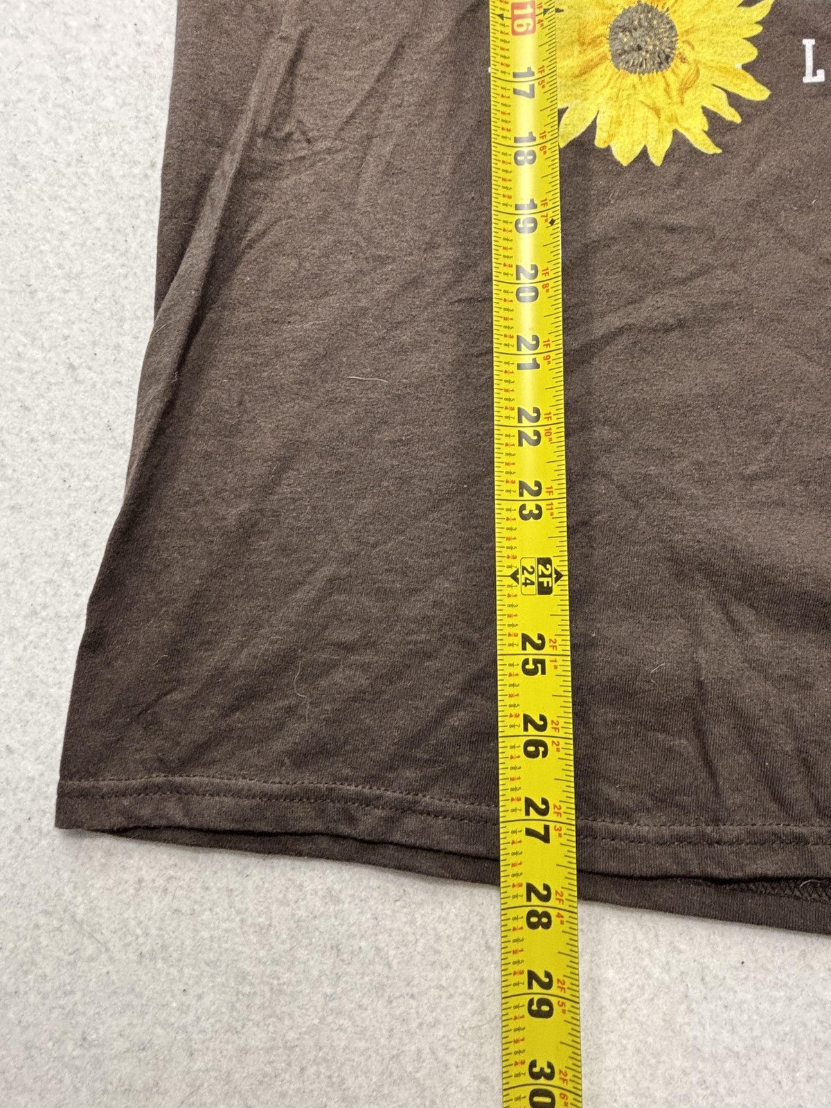 Shirt Mens Medium Brown Los Angeles Sunflower Graphic Tee Floral In Bloom
