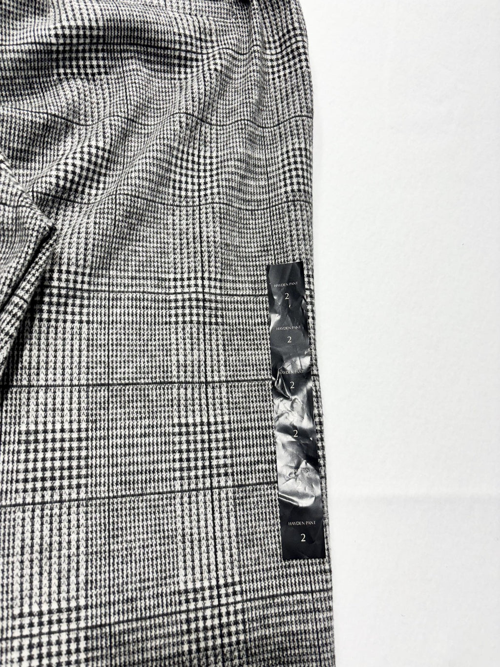 Banana Republic Dress Pants Womens 2 Gray Plaid Hayden Pull On Ponte Ankle Slim