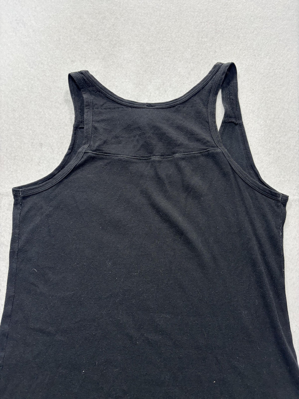 No Boundaries Tank Top Juniors XL Black Scoop Neck Ribbed Knit NJ27T140P