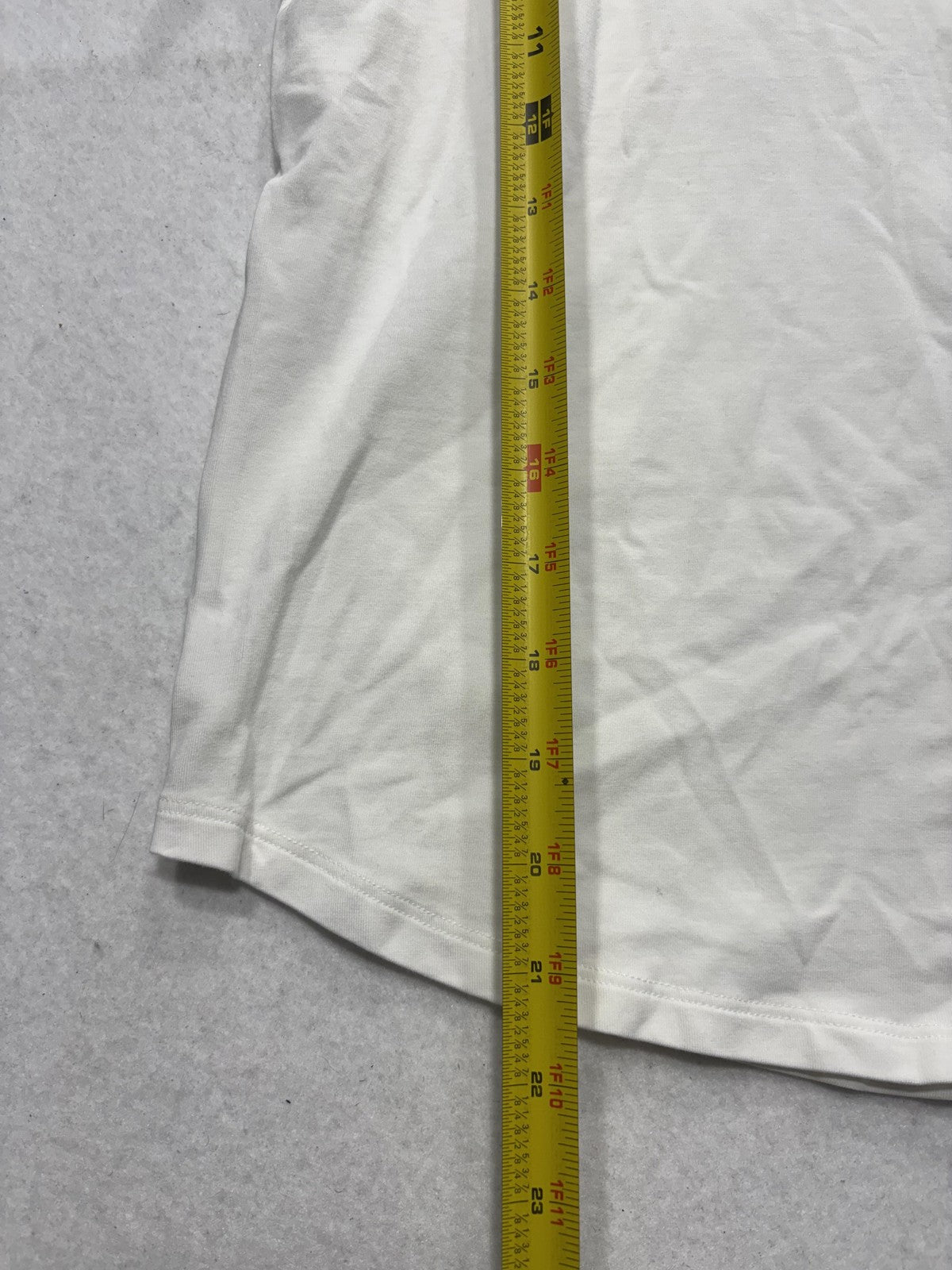 Lululemon Shirt Womens 4 White Crew Neck Short Sleeve Cotton Stretch Tee