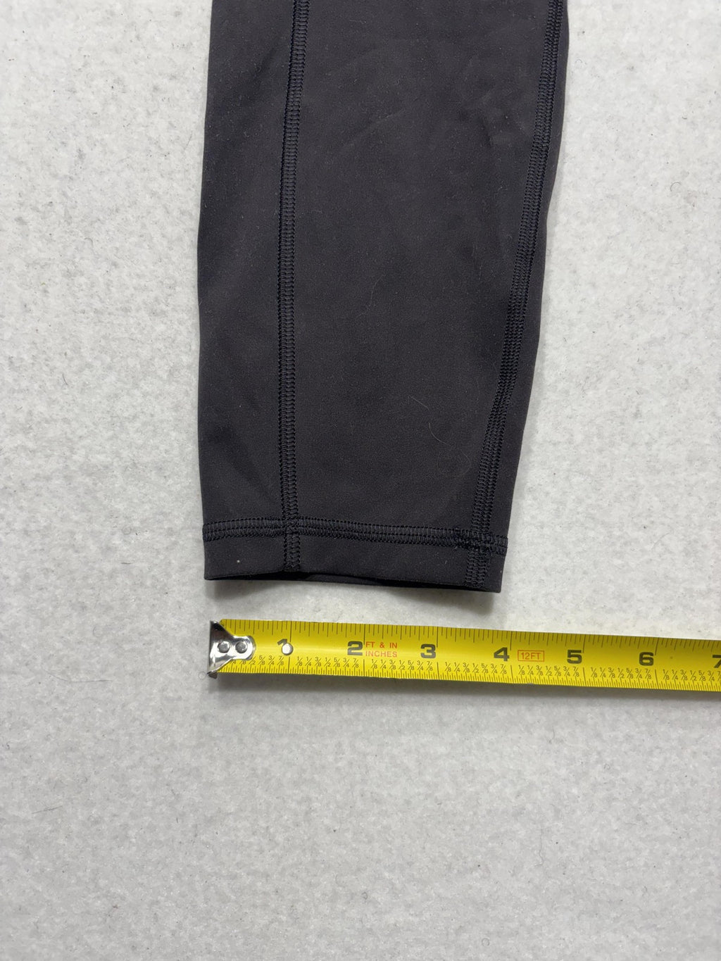 Lululemon Leggings Womens 6 Black High Rise 24.5" Inseam Ankle Yoga Athletic
