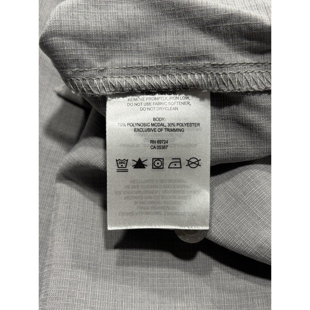 Columbia Shirt Mens XL Gray Check Short Sleeve Button Up Lightweight Casual