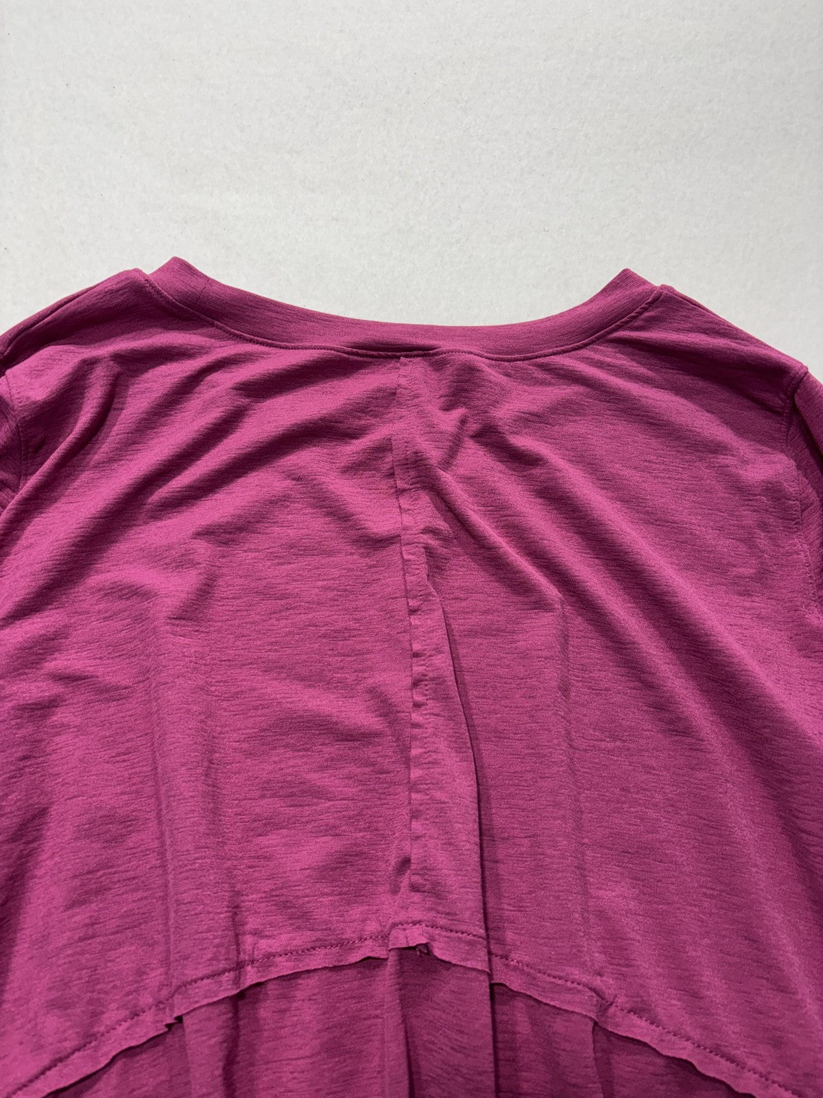 FP Movement Shirt Womens XS/S Pink Cropped Long Sleeve Crew Neck Yoga Athletic