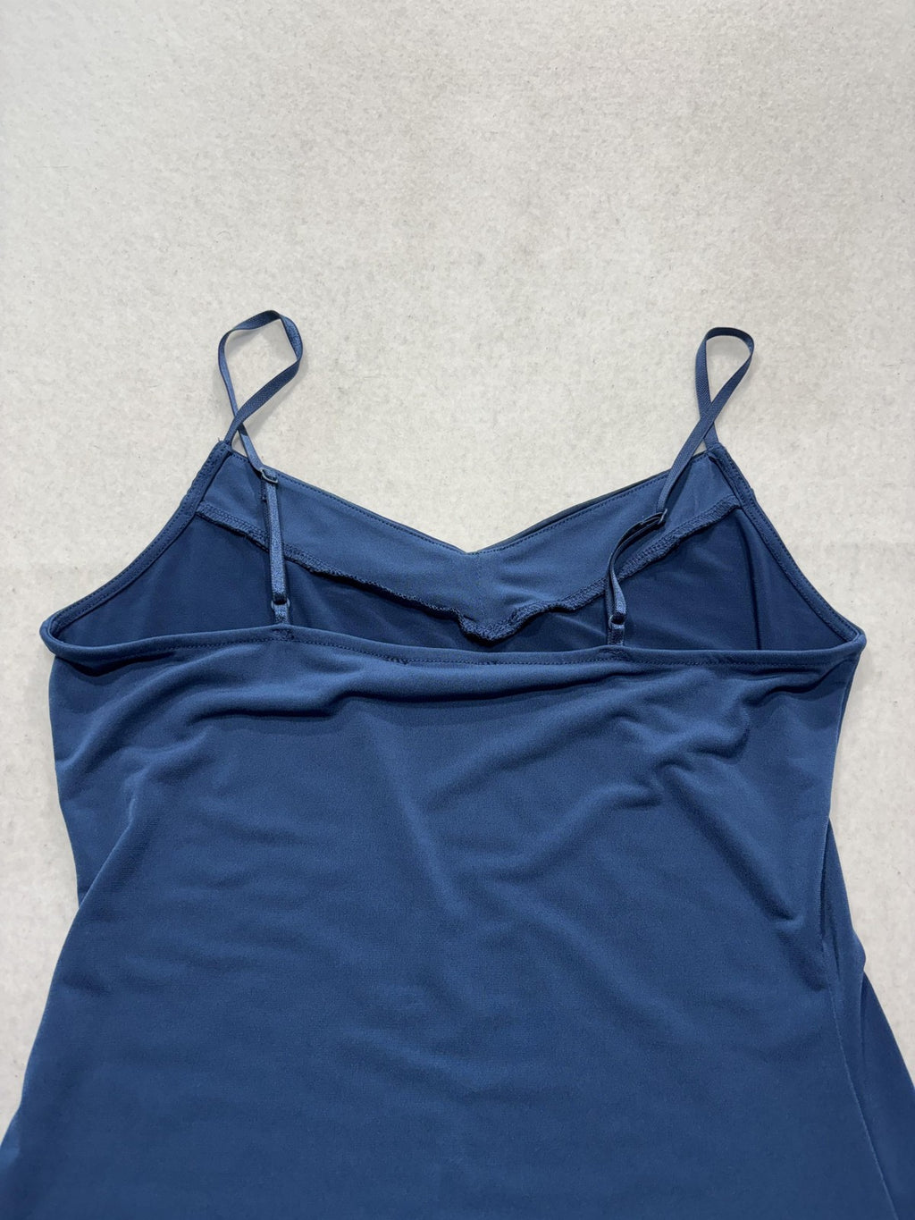 The Limited Camisole Tank Top Womens S Blue V Neck Spaghetti Strap Stretch Knit