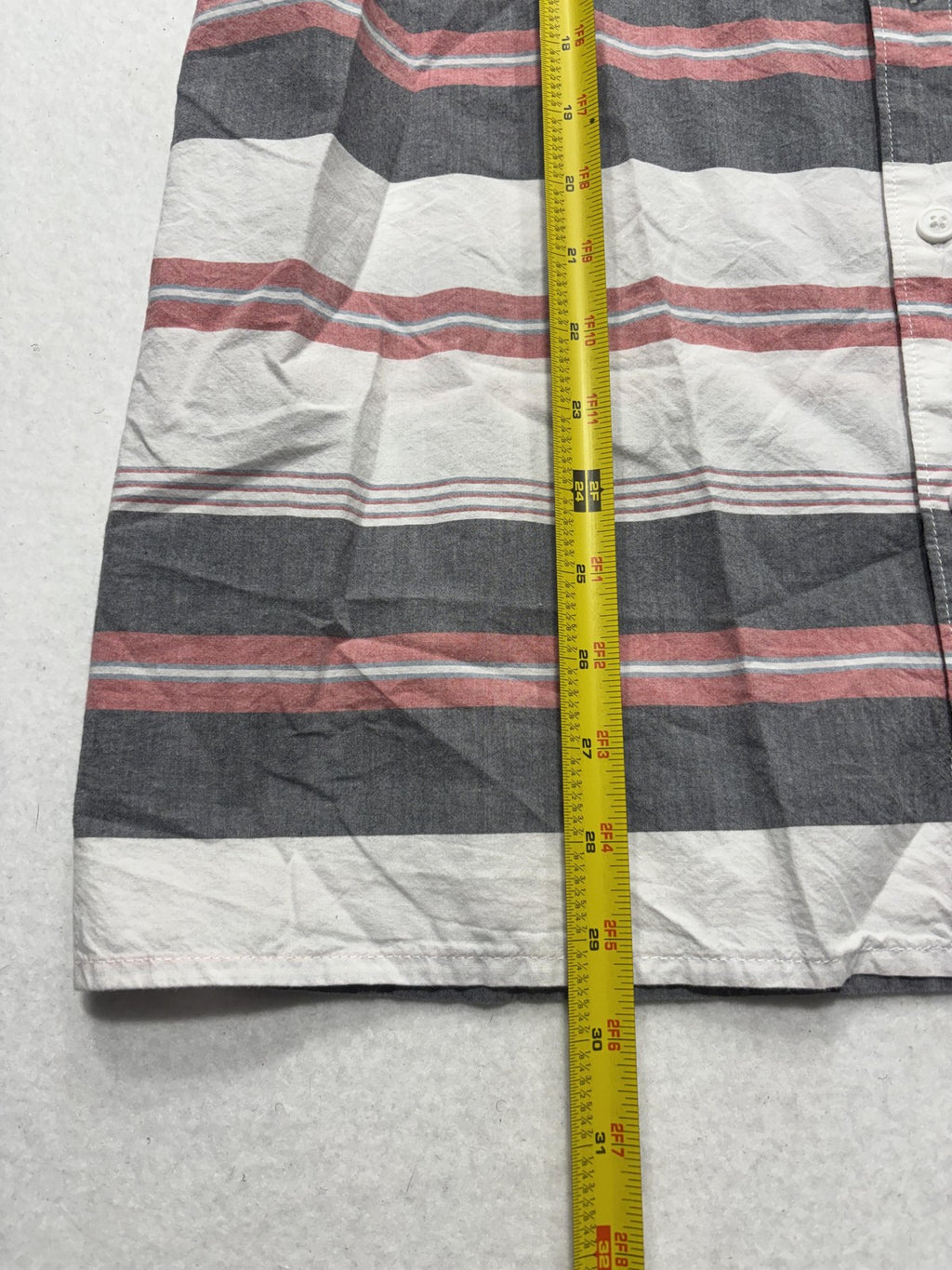 Columbia Shirt Mens Large Multicolor Striped Short Sleeve Button Up Casual