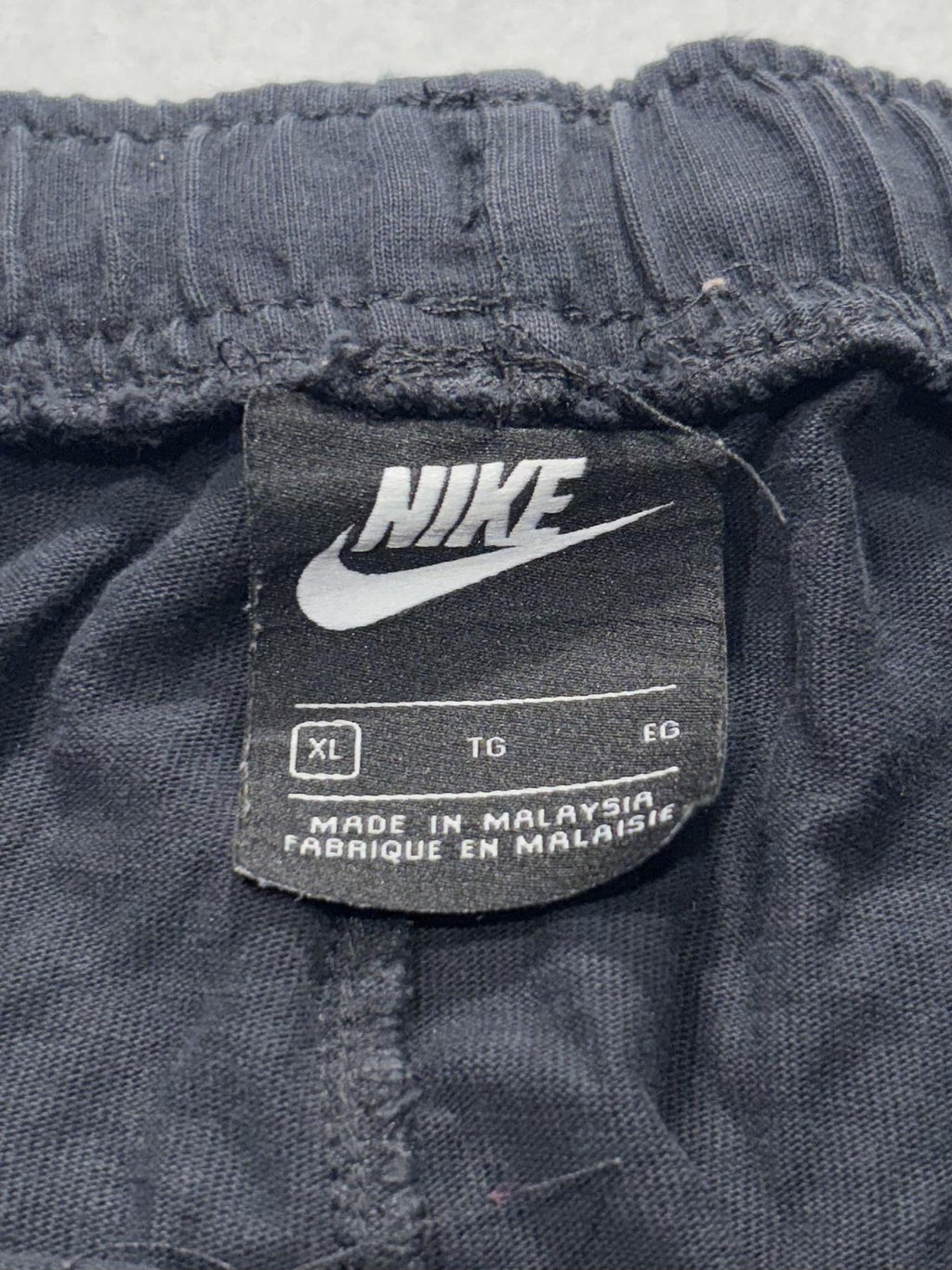 Nike Jogger Pants Mens XL Black Cotton Elastic Waist Tapered Athletic Pockets