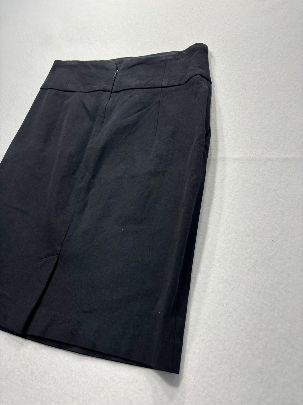 Banana Republic Skirt Womens 2 Black Stretch Knee Length Pencil Twill Work