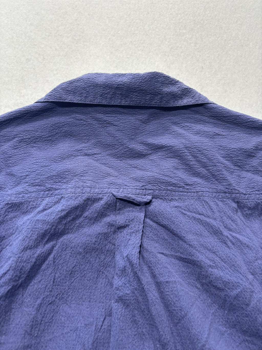 White Stag Womens Medium Blue Button Up Shirt Roll Tab Sleeve Stretch WSS11519