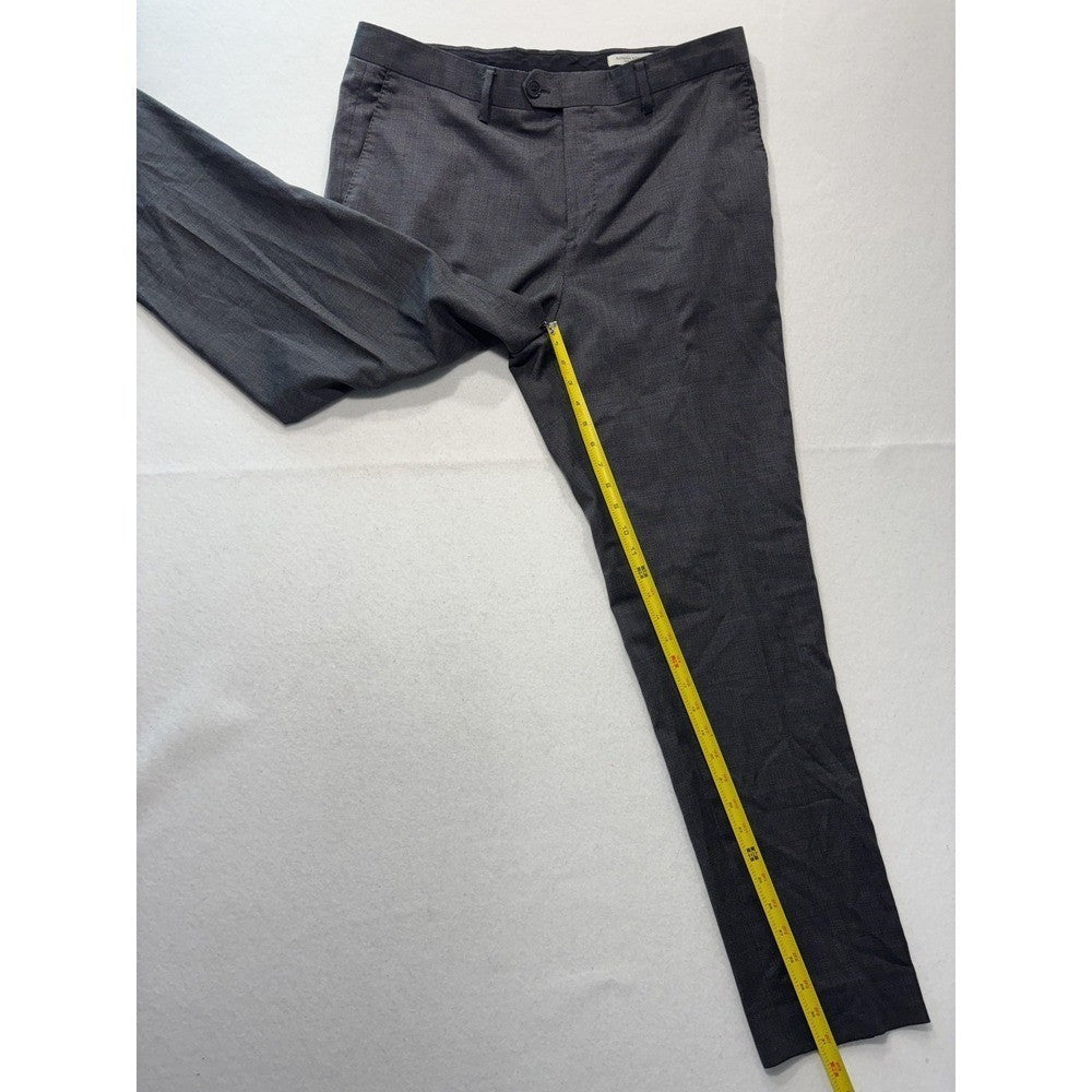 Banana Republic Dress Pants Mens 35x31 Gray Tailored Slim Fit Office Work