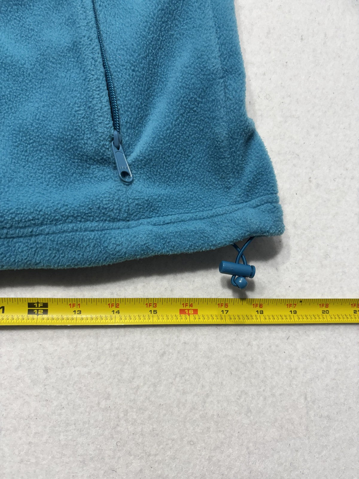 Columbia Jacket Womens S Blue Fleece Full Zip Stand Collar Pockets Outdoor Soft