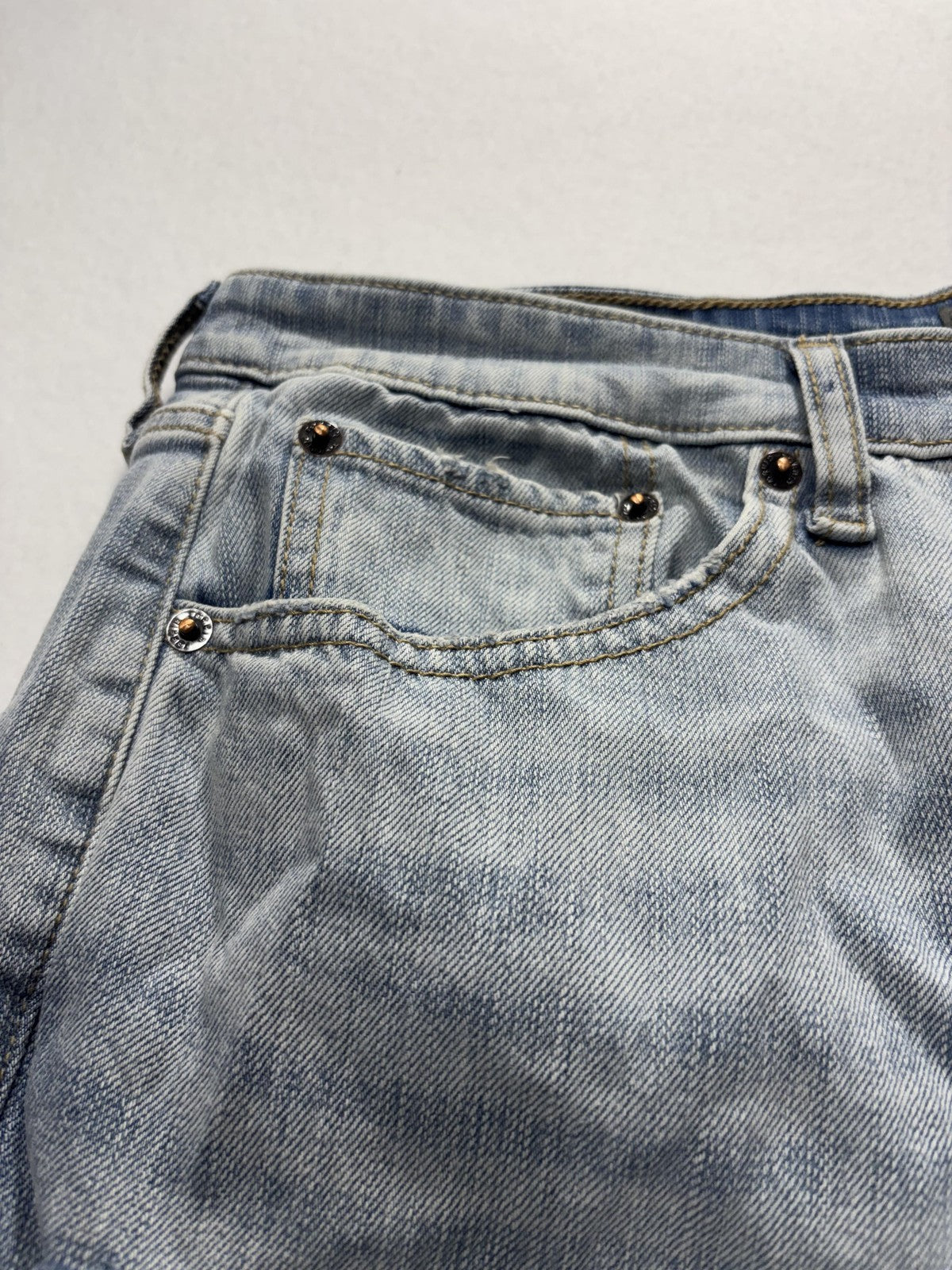 Torrid Jeans Womens 14 Plus Blue Light Wash High Rise Straight Distressed 36x30