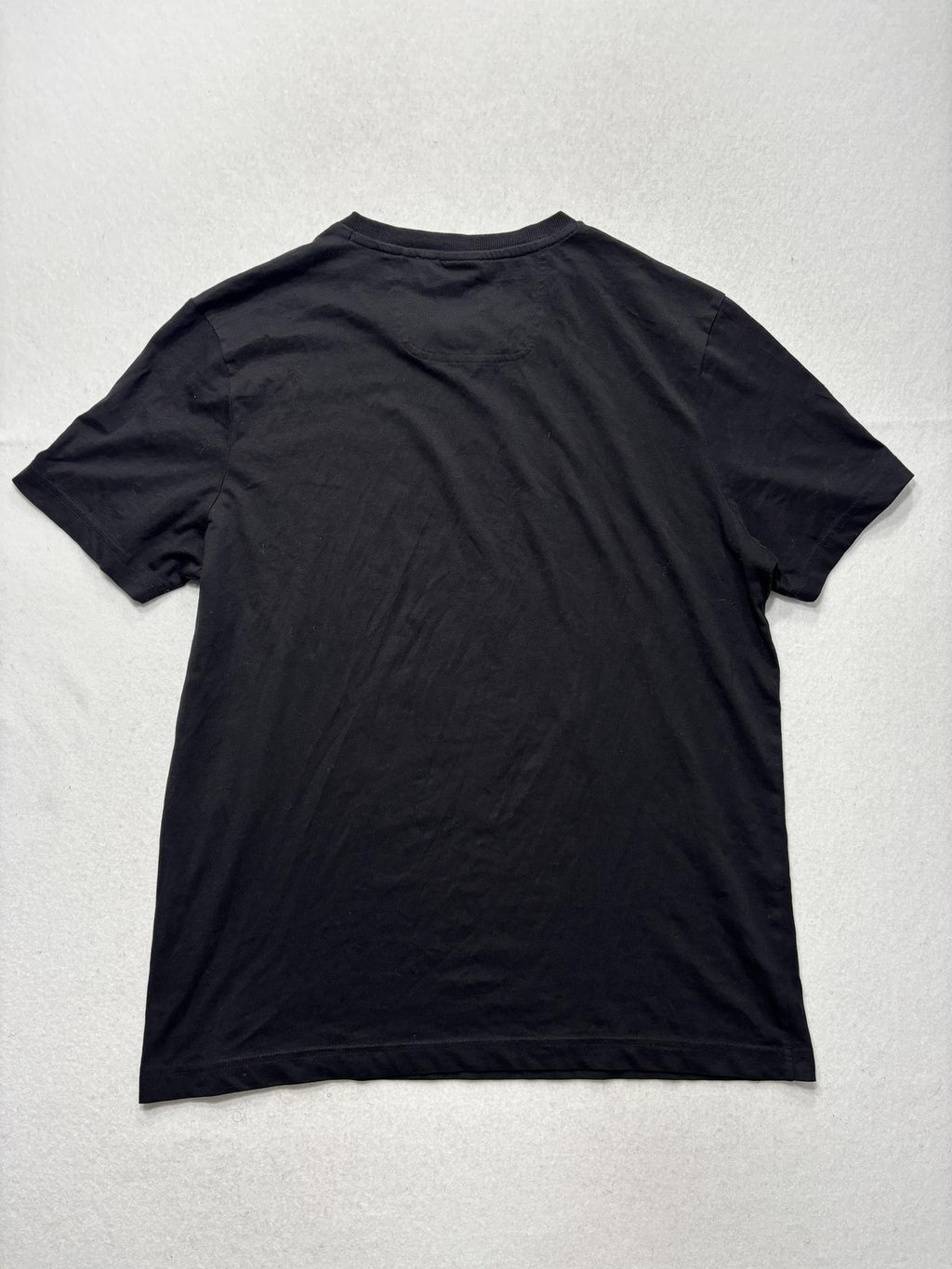 Boss Shirt Mens Large Black Bionic BOSS Logo Stripe Graphic Short Sleeve Tee