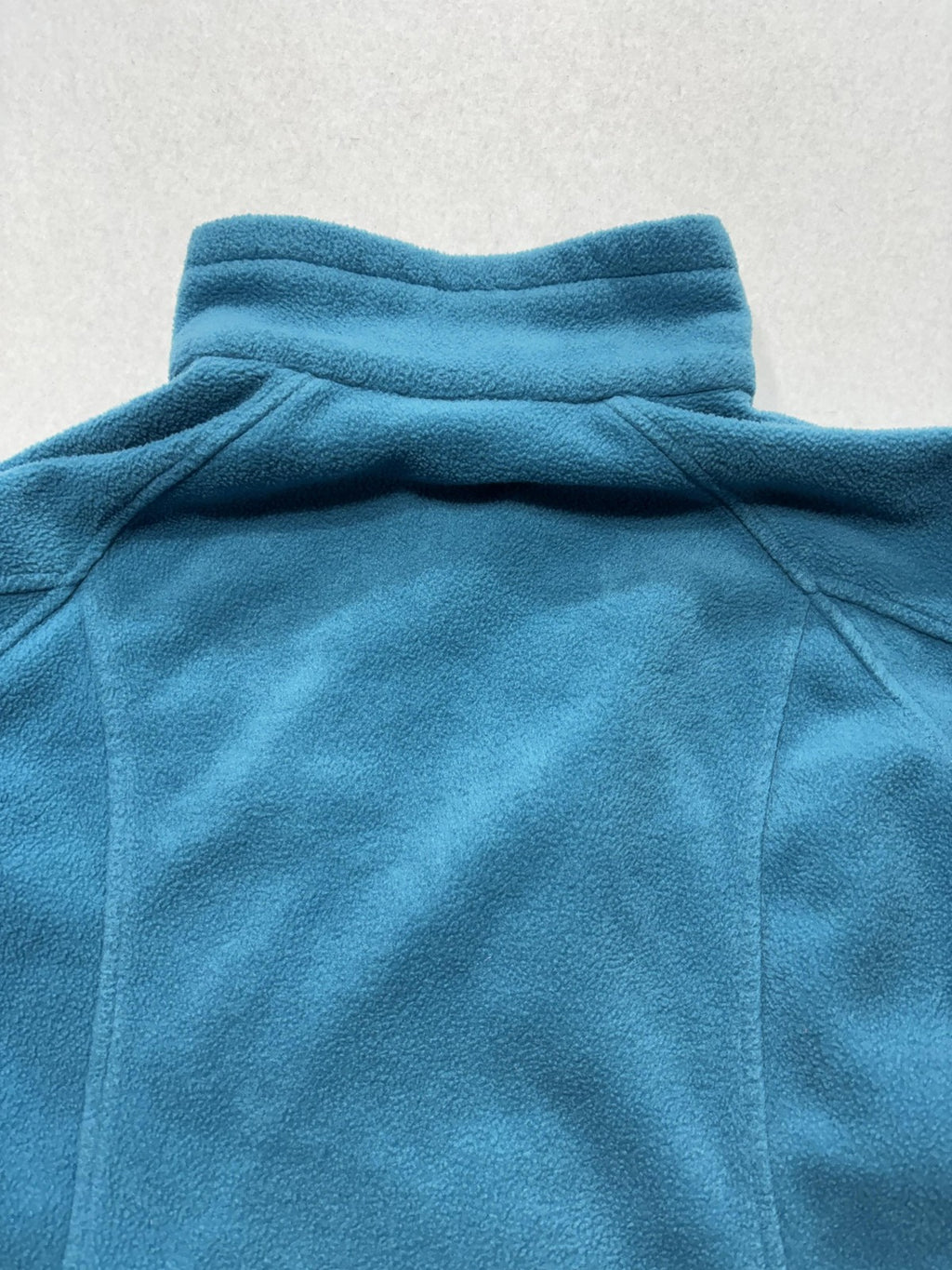 Columbia Jacket Womens S Blue Fleece Full Zip Stand Collar Pockets Outdoor Soft