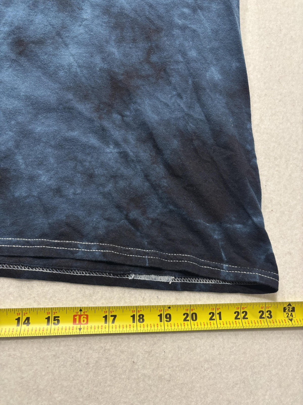 Death Row Records Shirt Mens XL Blue Tie Dye Logo Graphic Tee Hip Hop Rap