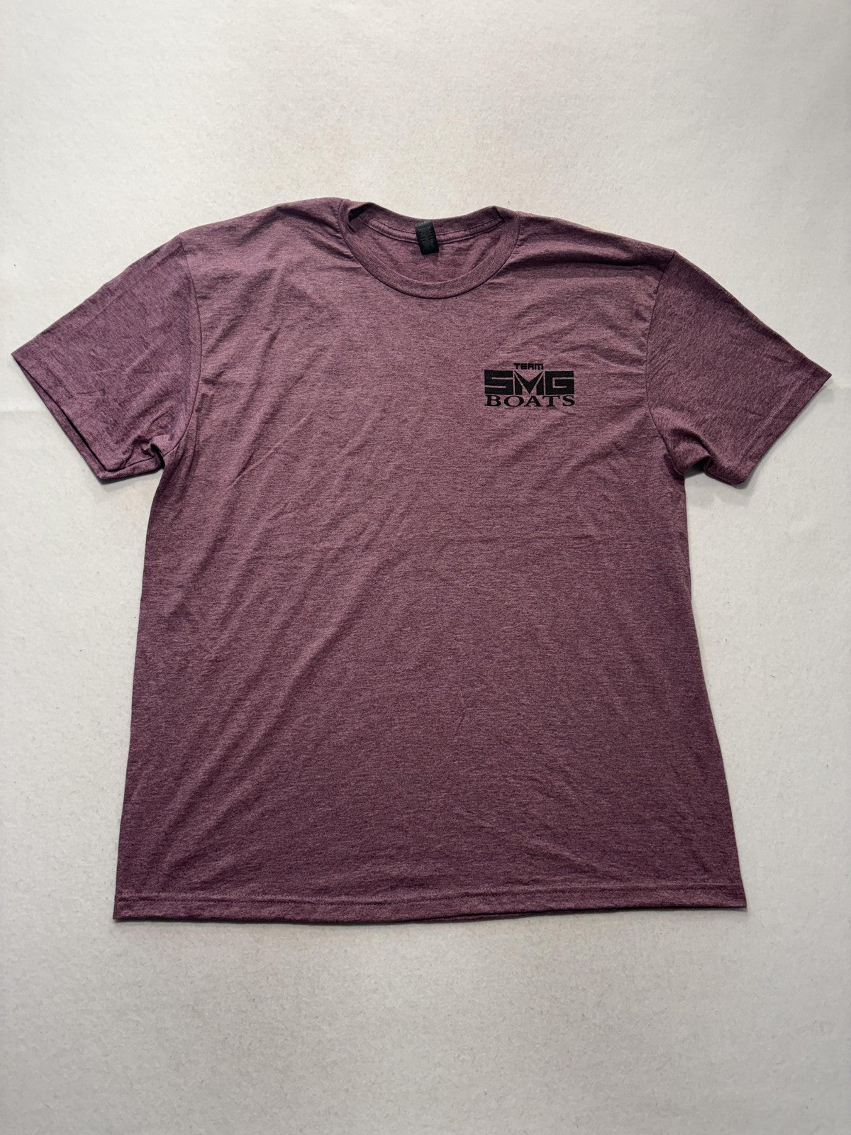 Gildan Shirt Mens XL Purple Team SMG Boats Axis Bennington Malibu Graphic Tee