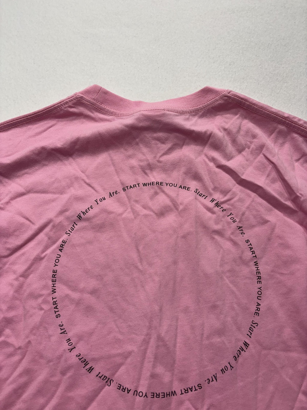 Champion Beast Shirt Mens Medium Pink Lululemon Start Where You Are Tee