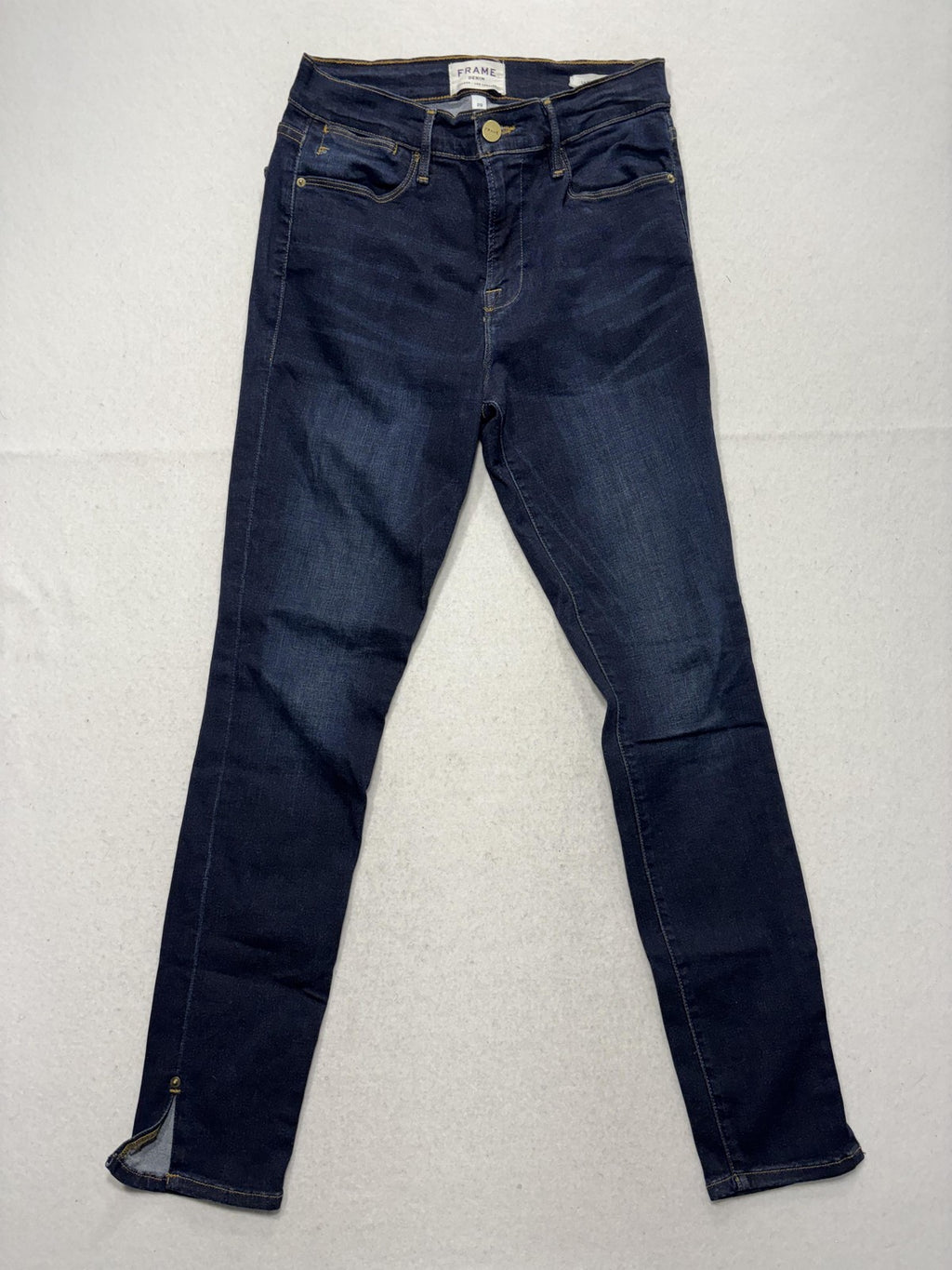 FRAME Le High Skinny Jeans Womens 29 Blue Dark Wash High Rise Stretch 29x29