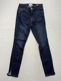 FRAME Le High Skinny Jeans Womens 29 Blue Dark Wash High Rise Stretch 29x29