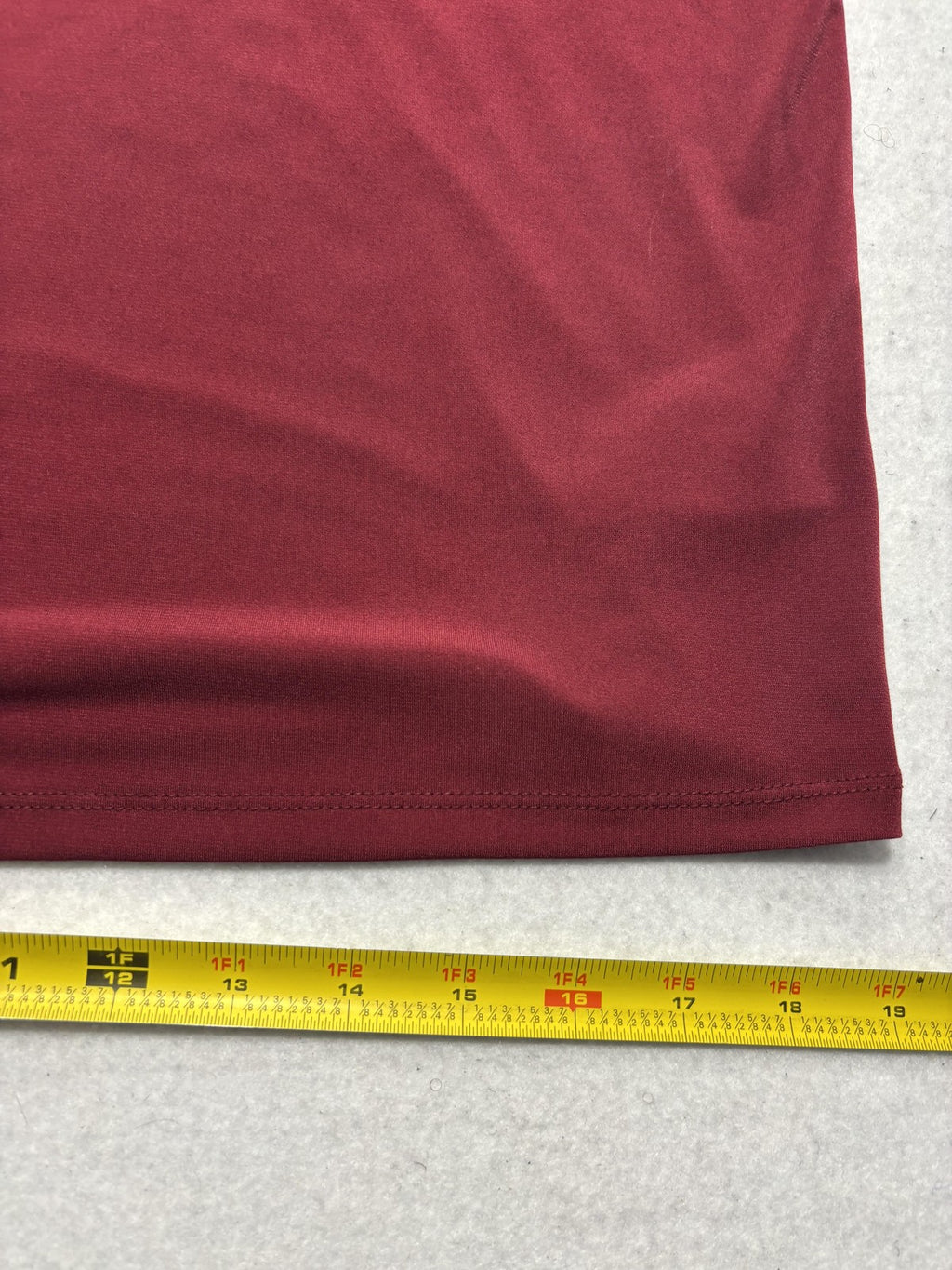 MICHAEL Michael Kors Shirt Womens Medium Red Studded Crew Neck Short Sleeve Tee