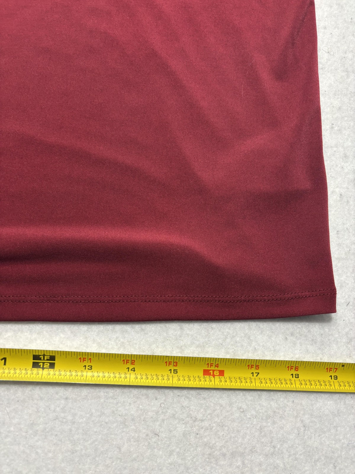 MICHAEL Michael Kors Shirt Womens Medium Red Studded Crew Neck Short Sleeve Tee