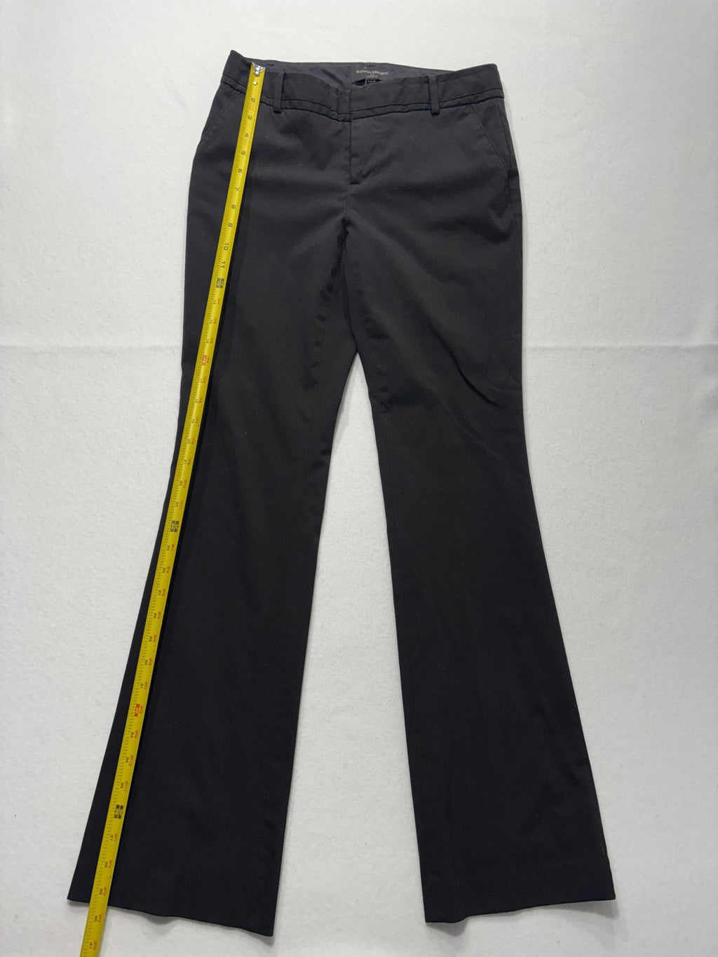 Banana Republic Dress Pants Womens 2R Black Martin Fit Classic Twill Work Career