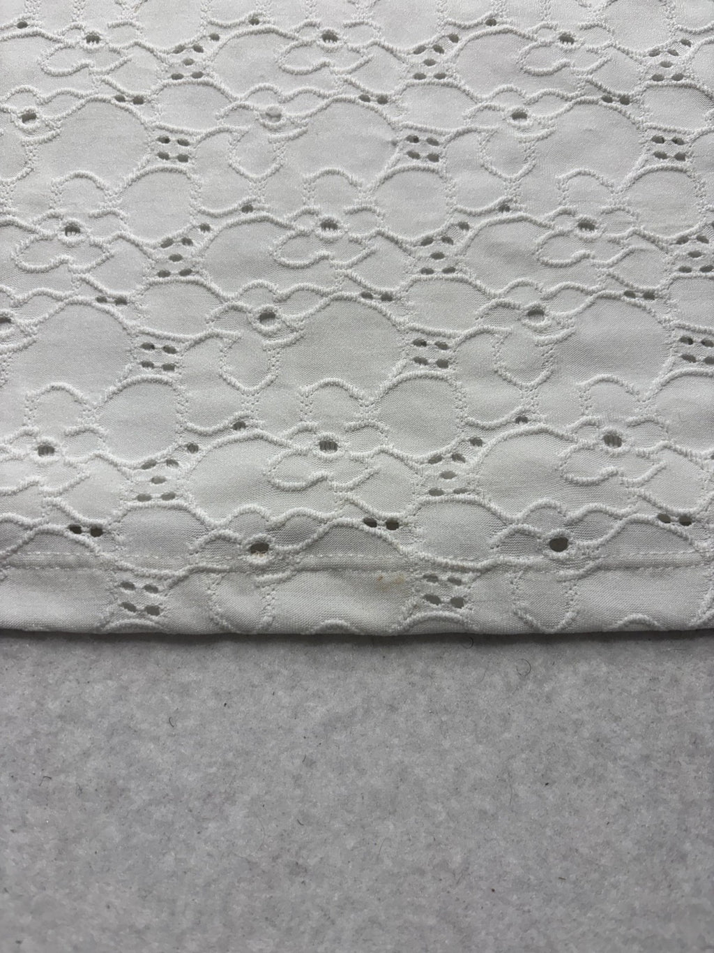 MICHAEL Michael Kors Blouse Womens Medium White V Neck Flutter Sleeve Lace Top
