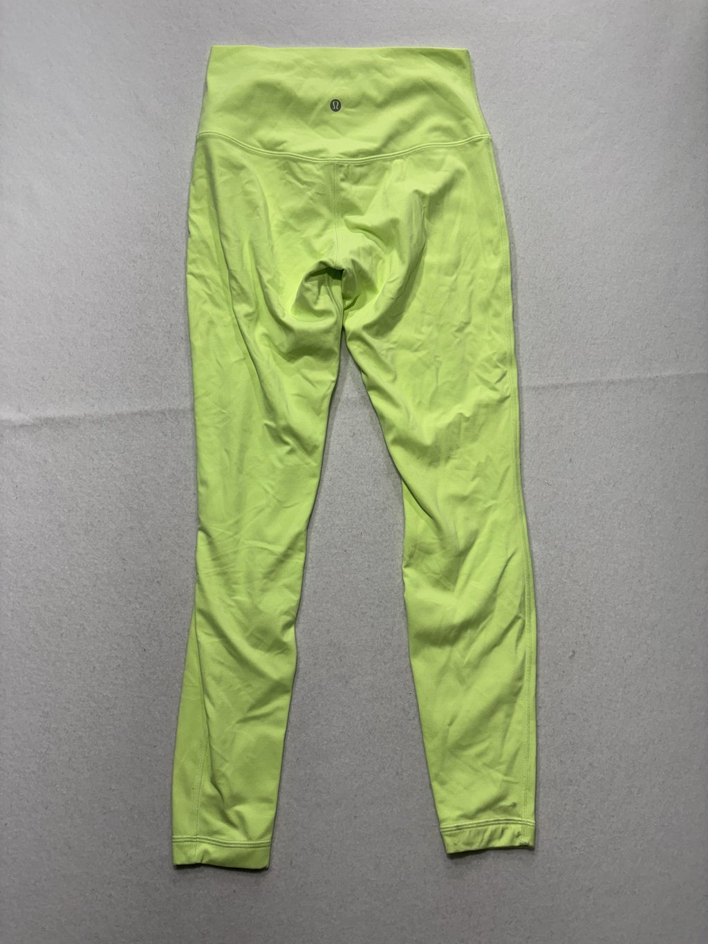 Lululemon Leggings Womens 8 Yellow High Rise Ankle Stretch Yoga Athletic Pants