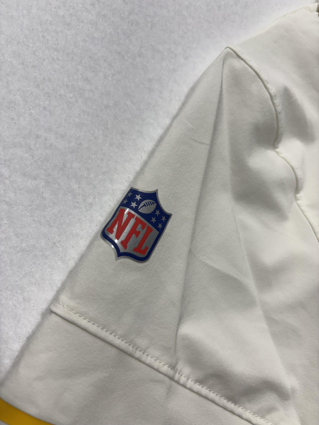 Pittsburgh Steelers Polo Shirt Mens Medium White NFL Football Nike Dri Fit