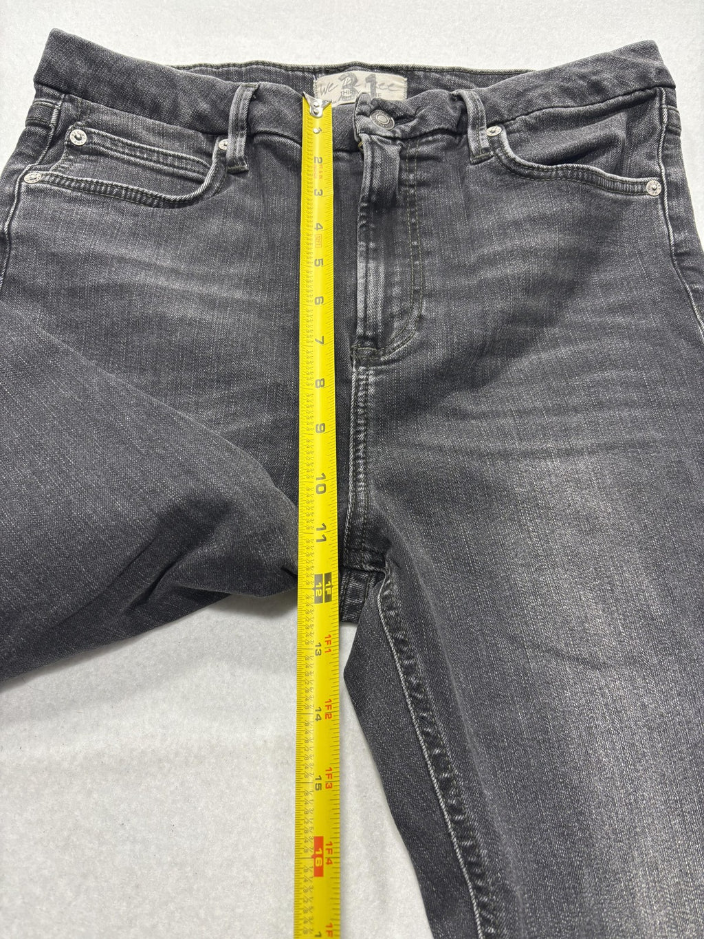 We The Free Jeans Mens 31x29 Gray Charcoal Wash Slim Skinny Denim Five Pocket