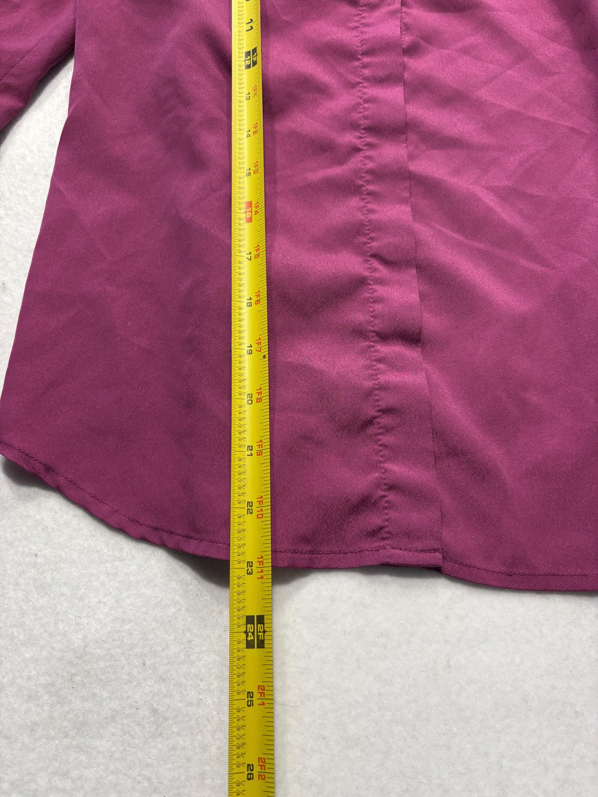 MICHAEL Michael Kors Top Womens P/S Pink Stud Neck Long Sleeve Button Blouse