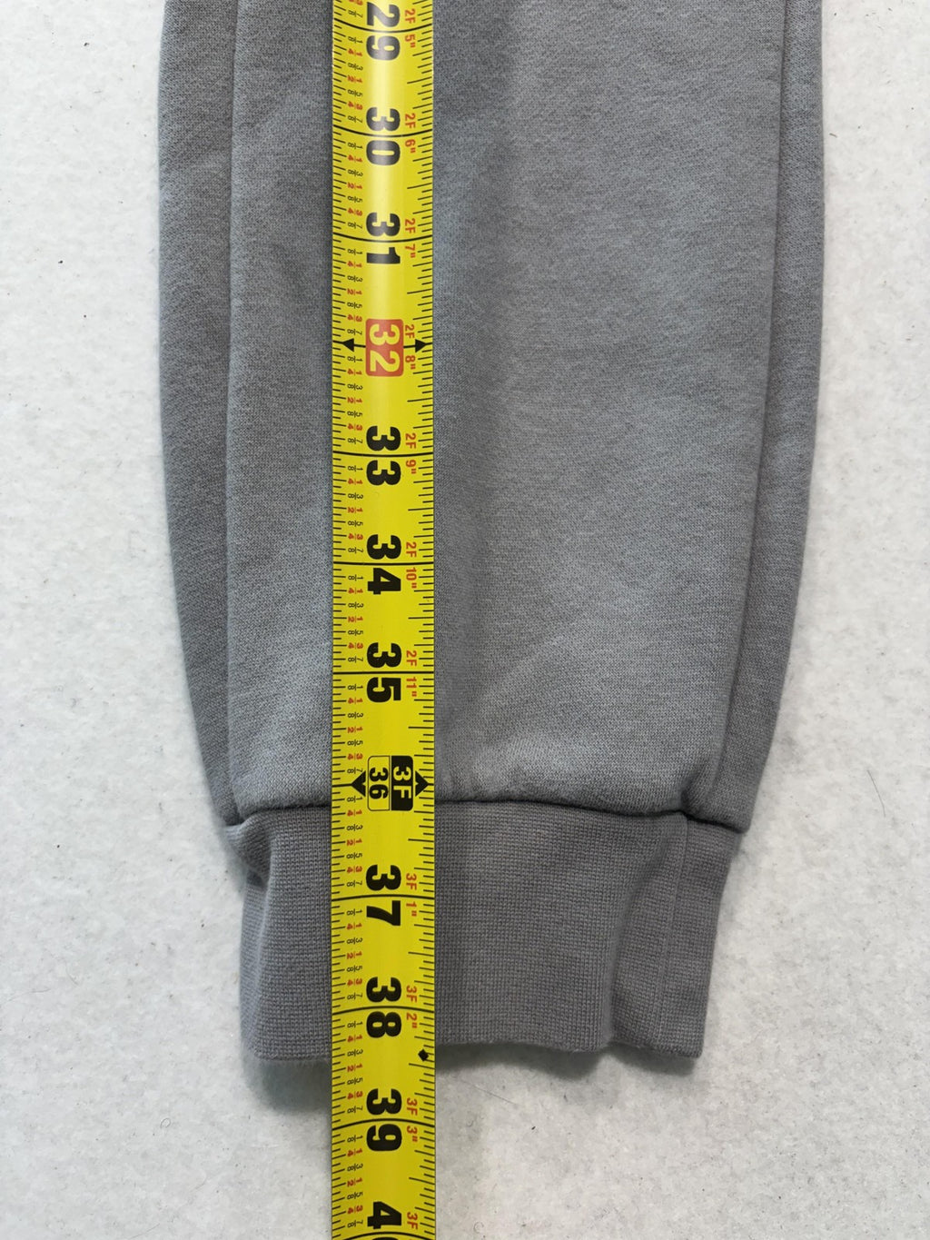 Adidas ZX Sweatpants Mens Medium Gray Fleece Elastic Waist Side Stripe Cuffed