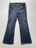 Michael Kors Jeans Womens 8P Blue Medium Wash Mid Rise Bootcut Stretch 30x30