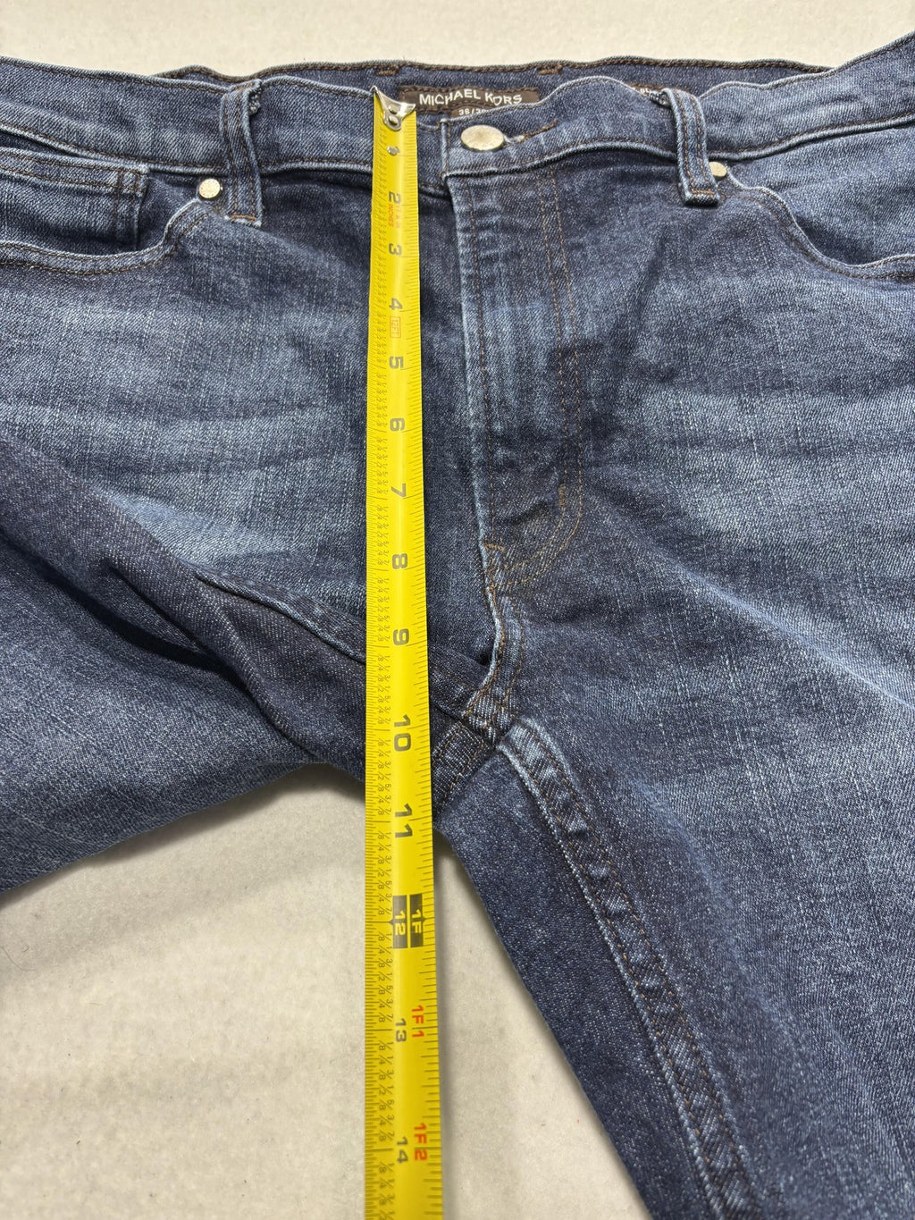 Michael Kors Parker Slim Fit Jeans Mens 36x30 Blue Medium Straight Leg Denim