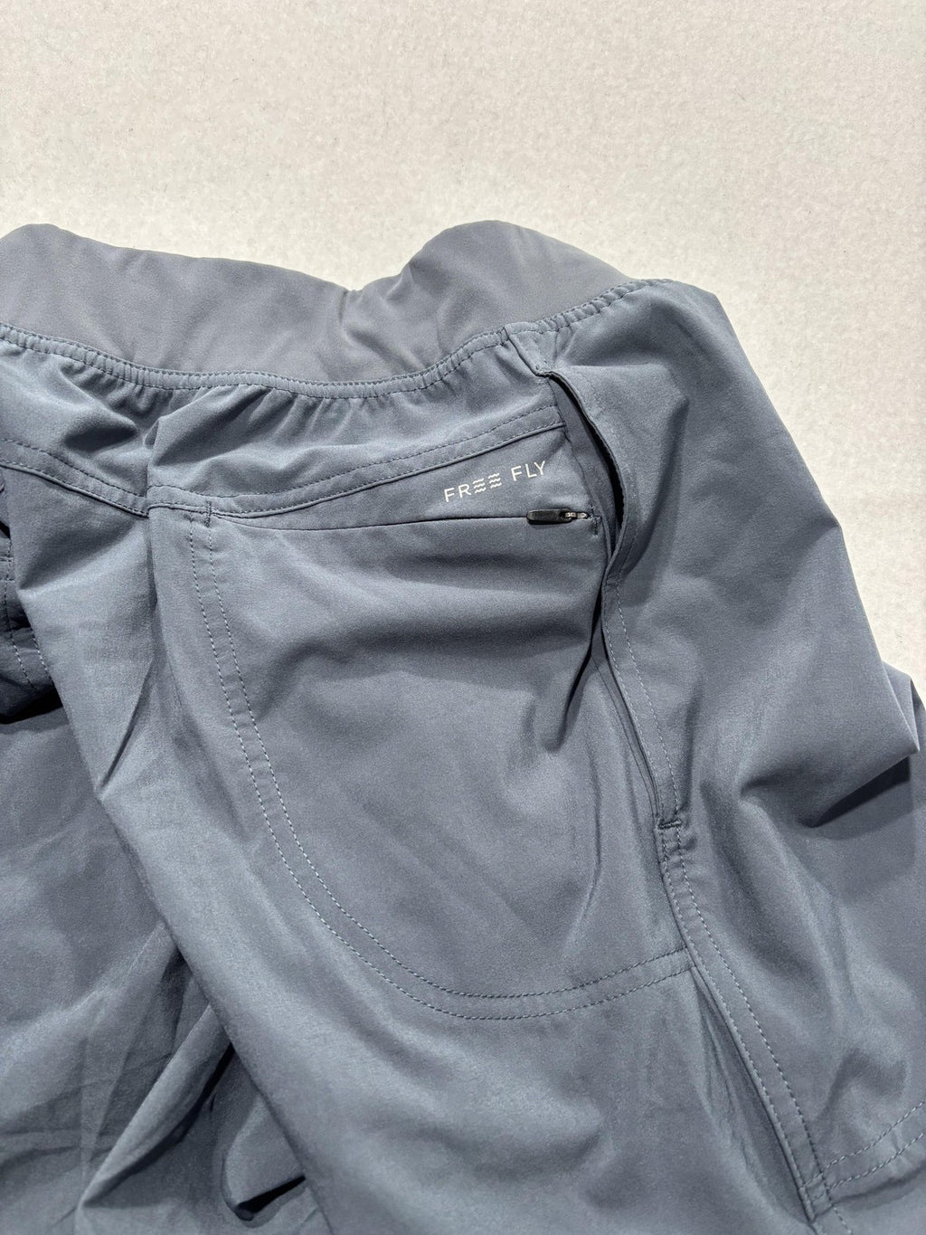 Free Fly Shorts Mens 2XL Gray 7" Inseam Breeze Active Lined UPF 50 Running