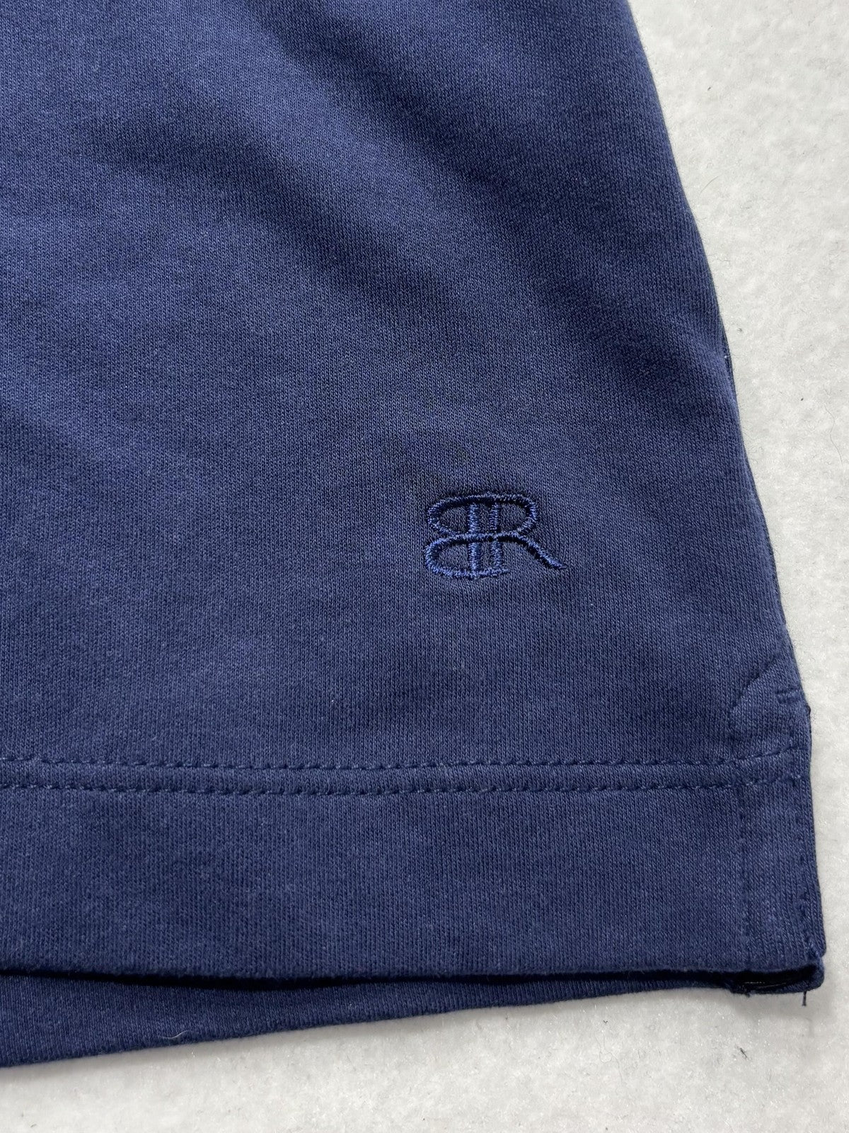 Banana Republic Polo Shirt Mens Large Blue Short Sleeve Jersey Regular Fit