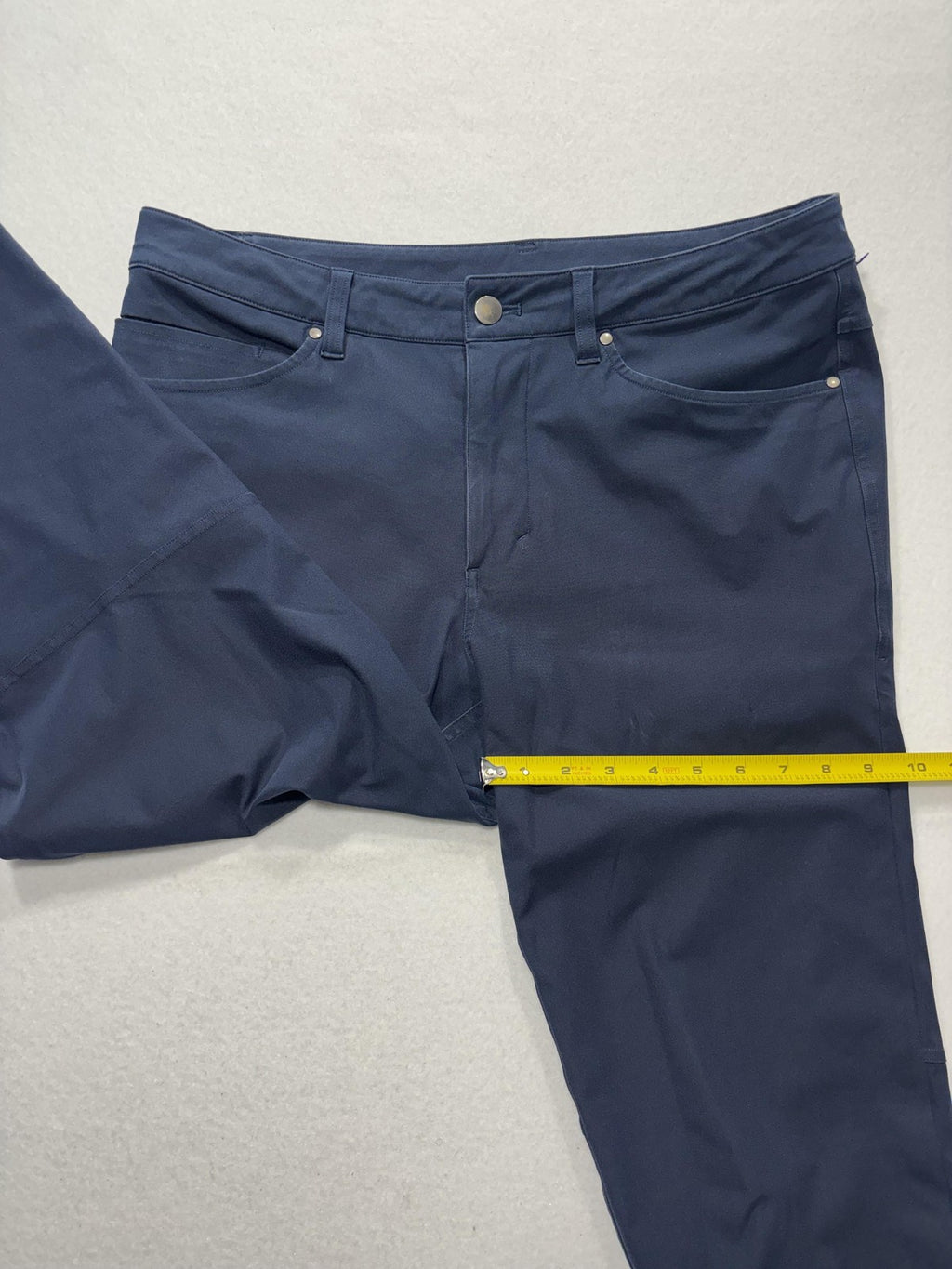 Lululemon Chino Pants Mens 34x31 Blue Slim Straight Stretch Casual Outdoor
