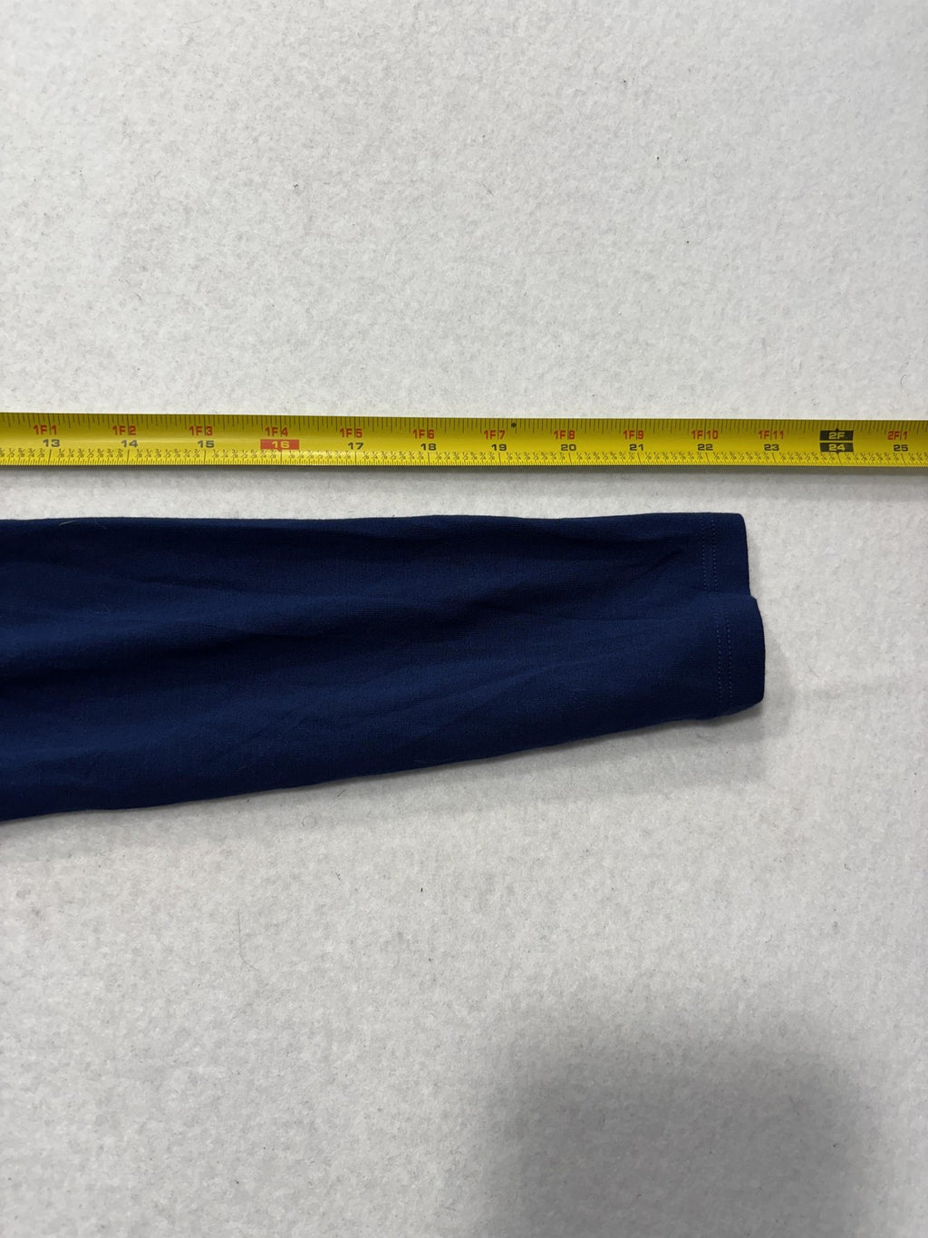 Dress Womens Medium Blue V Neck Long Sleeve Stretch Jersey Shift Knee Length