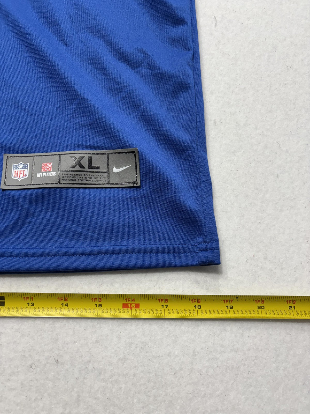 Los Angeles Rams Jersey Boys XL Blue NFL Football Nike Jalen Ramsey 5 On Field