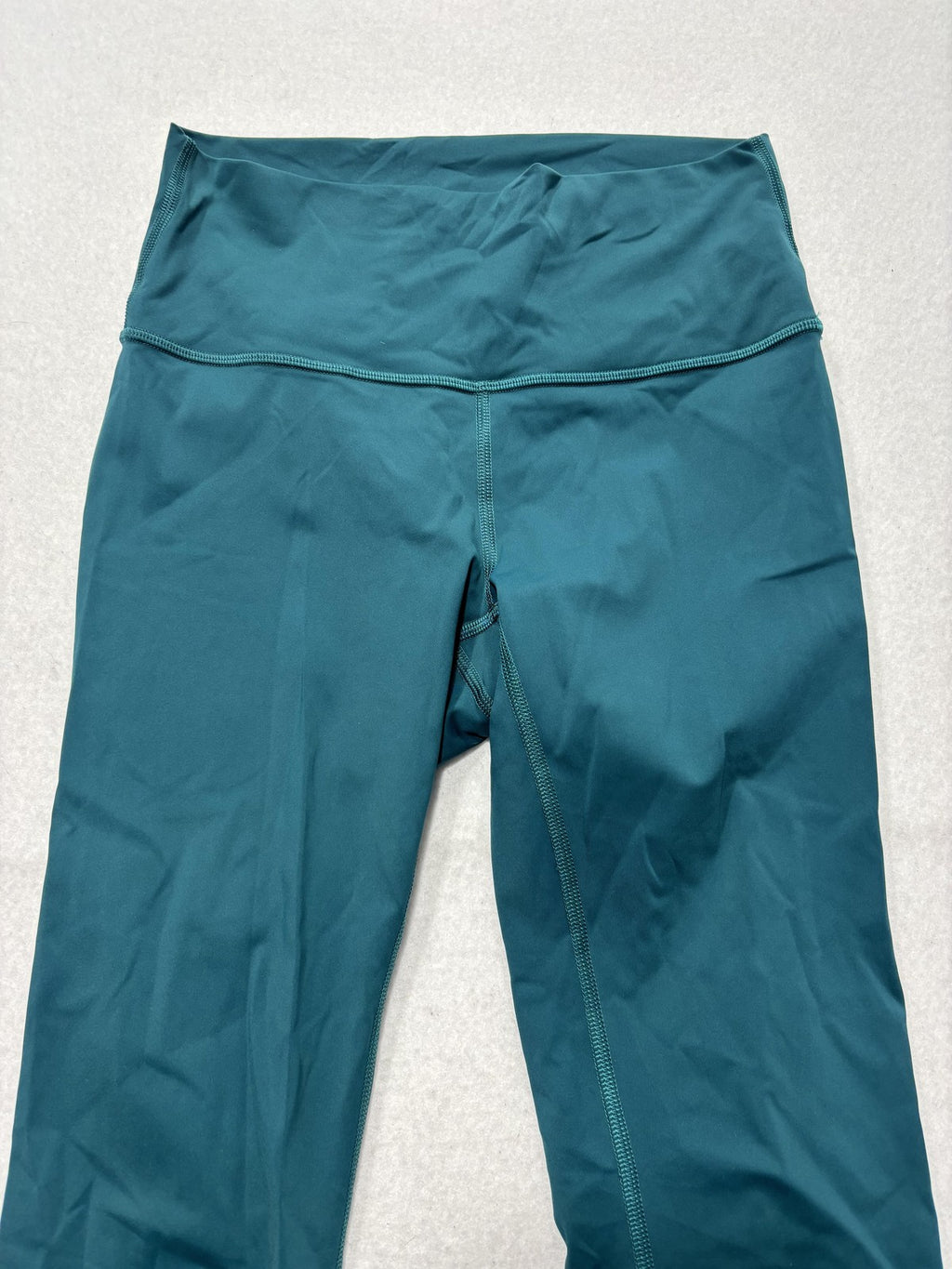 Lululemon Leggings Womens 6 Green High Rise 30" Inseam Ankle Yoga Stretch