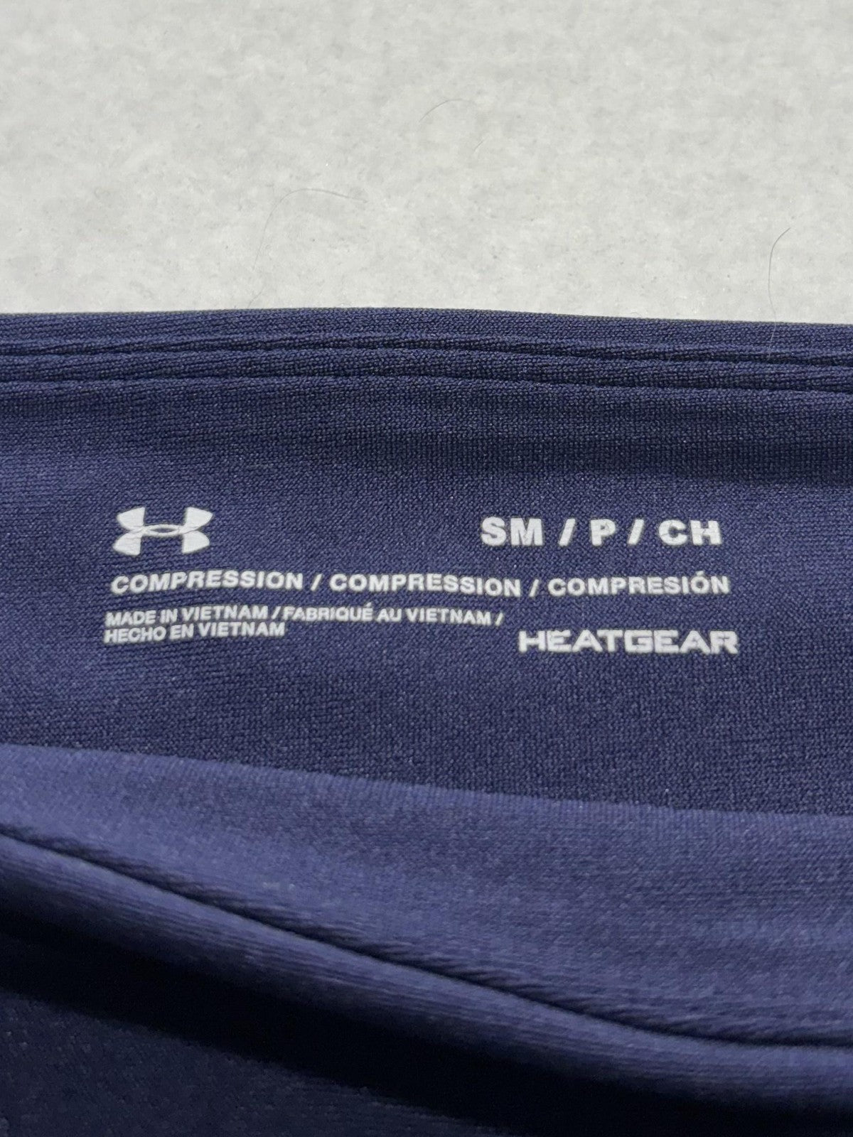 Under Armour Leggings Womens Small Blue High Rise Compression Ankle HeatGear