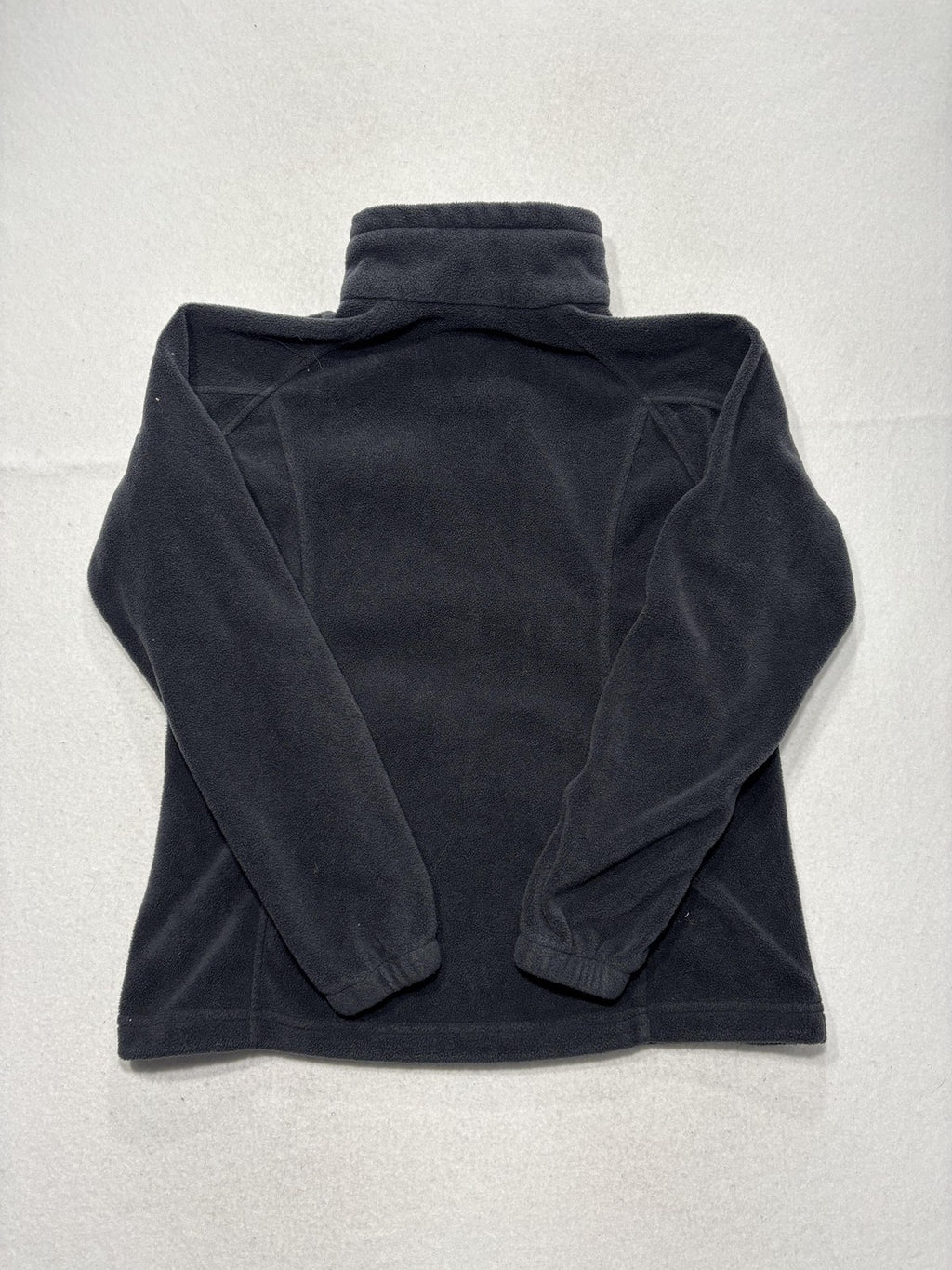 Columbia Jacket Womens L Gray Fleece Full Zip Stand Collar Pockets Soft Outdoor