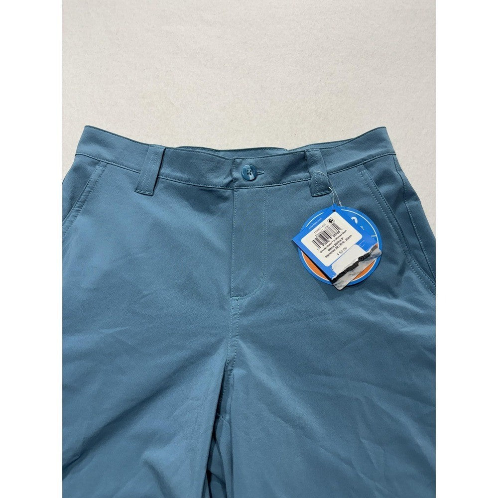 Columbia PFG Grander Marlin Shorts Mens 28 Blue 8" Inseam Omni-Shade Fishing