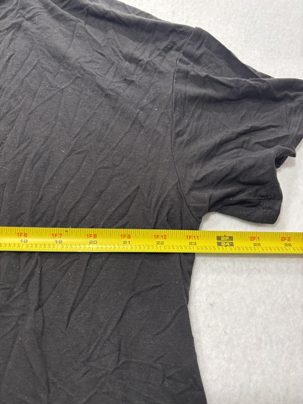 Time And Tru Shirt Womens XL Black Scoop Neck Short Sleeve Tunic Tee Casual